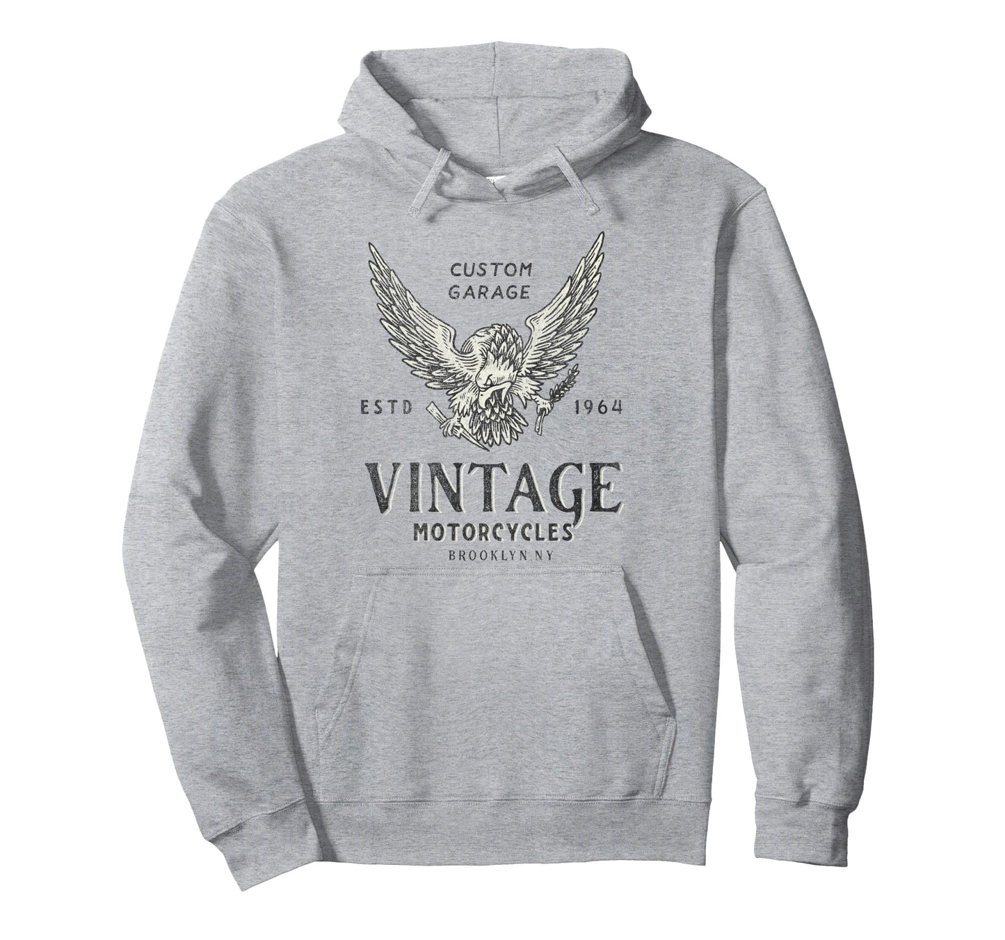 Custom Garage Motorcycles Brooklyn Ny Hoodie - Custom Art Print Men Women - T-Shirt, Sweatshirt, Hoodie