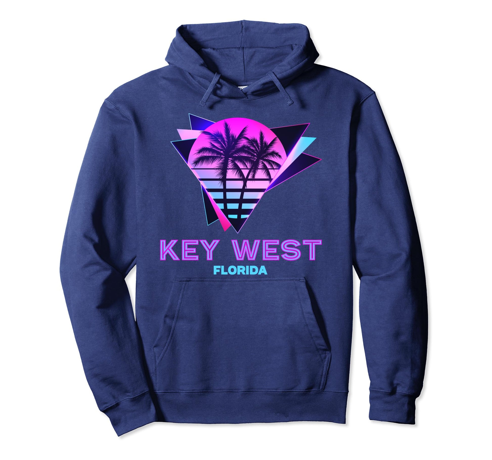 Key West Florida Vaporware 80S Hoodie - Aesthetic Graphic Men Women - T-Shirt, Sweatshirt, Hoodie