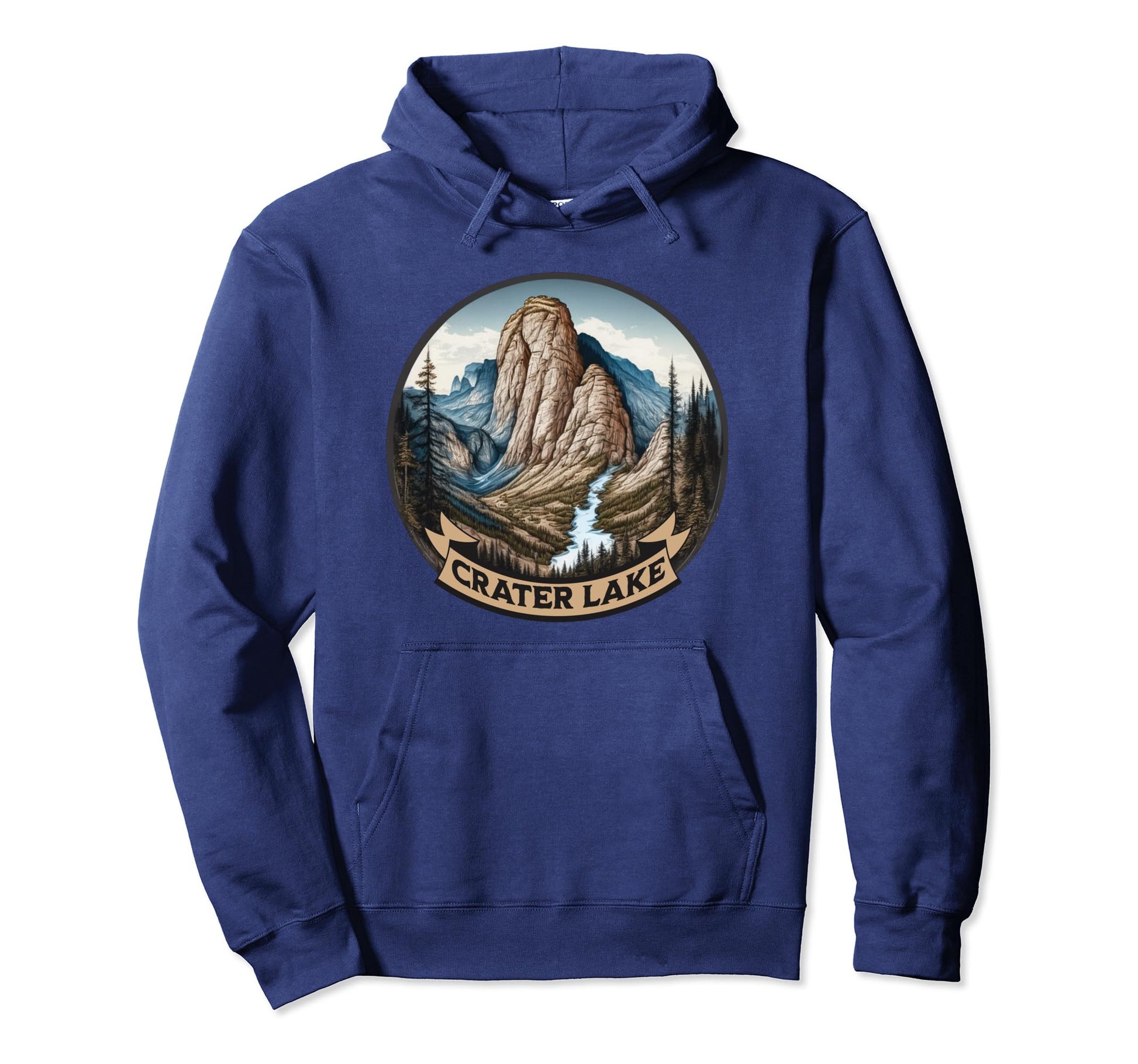 Crater Lake National Park Oregon T-Shirt - Fun Novelty Design for Adults - T-Shirt, Sweatshirt, Hoodie