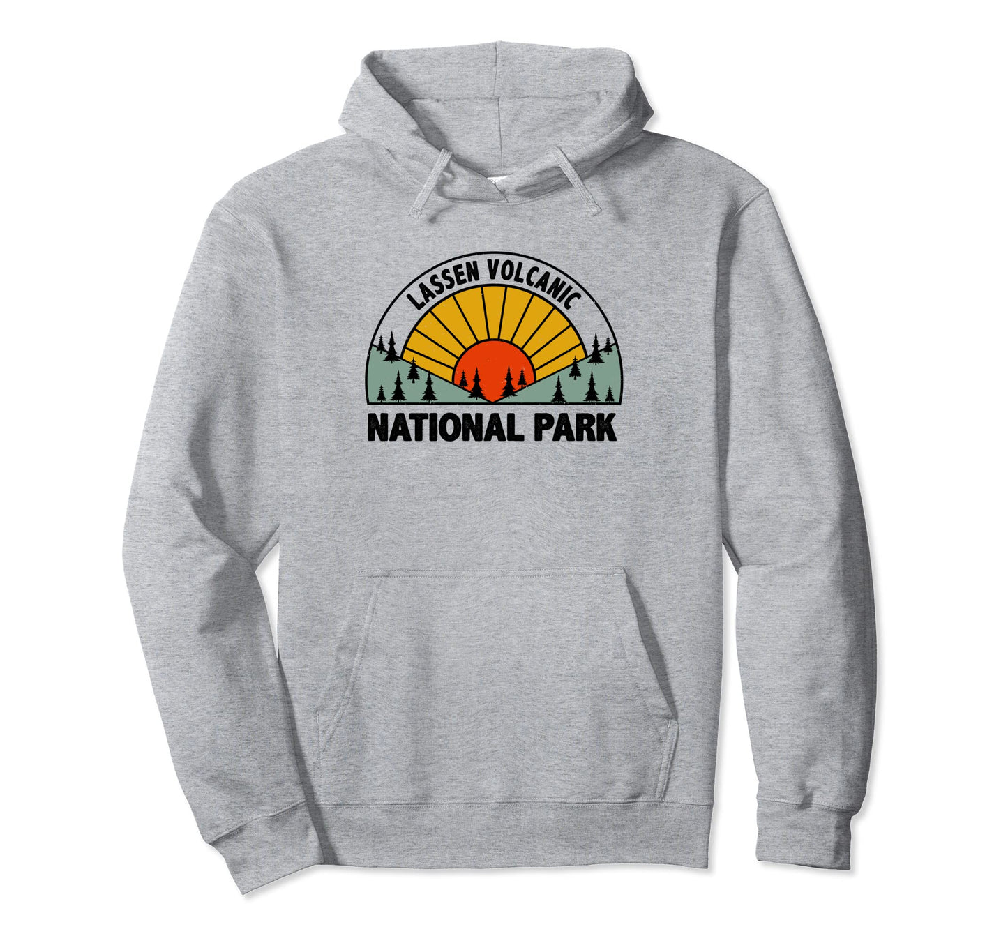 Travel Lovers Lassen Volcanic National Hoodie - Unique Graphic for Adults - T-Shirt, Sweatshirt, Hoodie