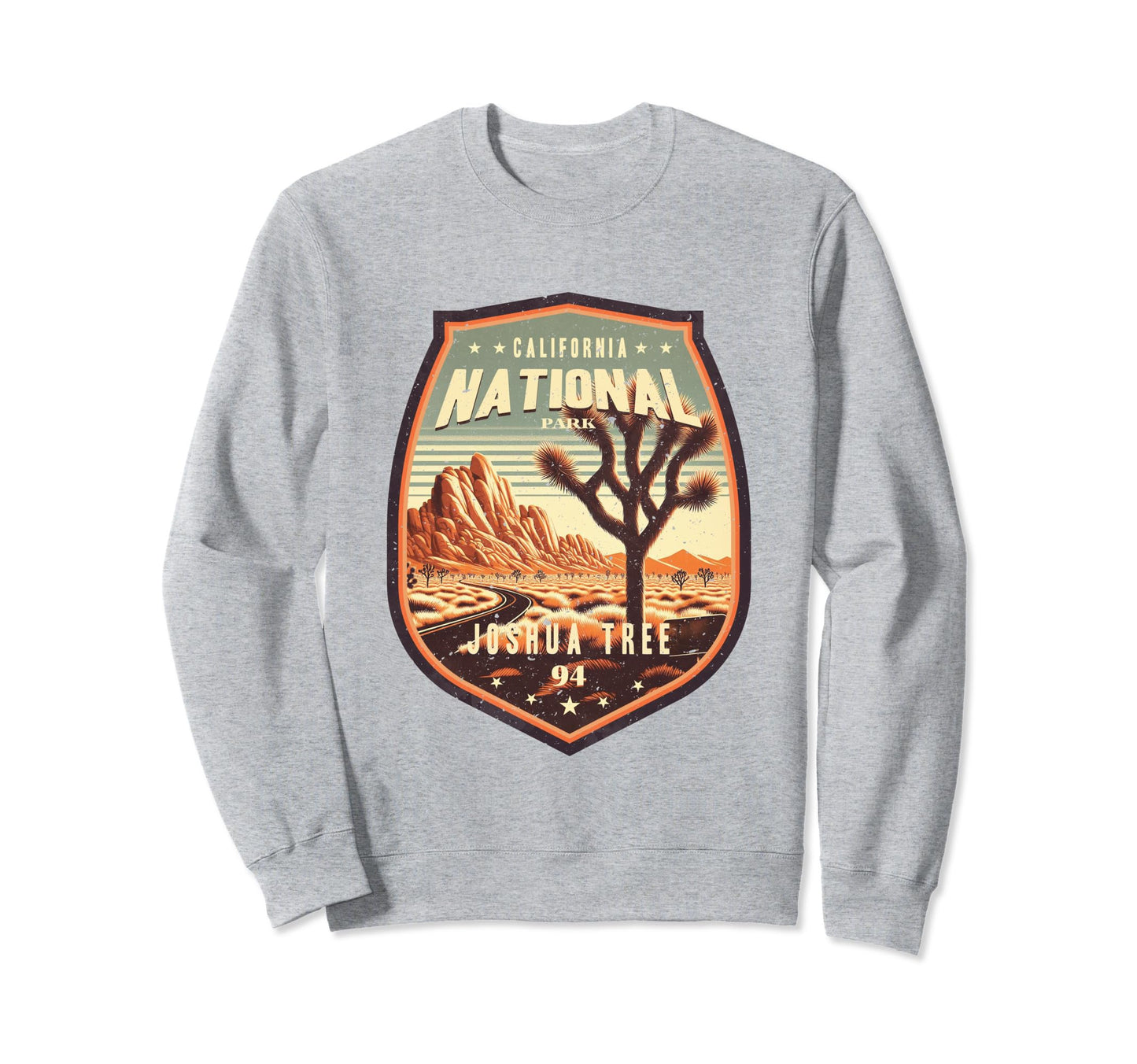 Joshua Tree 94 National Park Badge Sweatshirt - Streetwear Style for Adults - T-Shirt, Sweatshirt, Hoodie