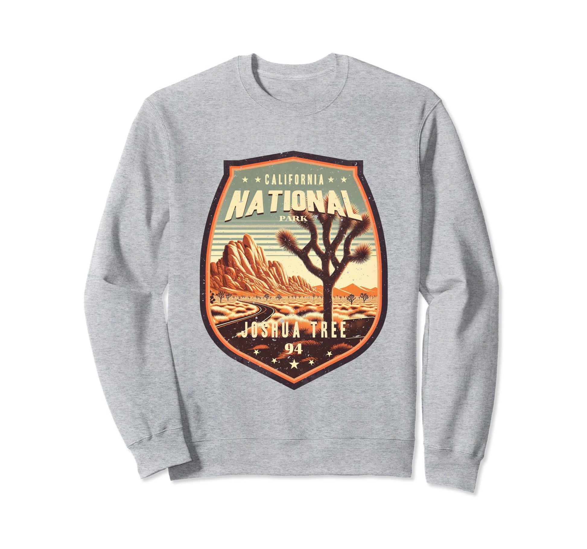 Joshua Tree 94 National Park Badge Sweatshirt - Streetwear Style for Adults - T-Shirt, Sweatshirt, Hoodie