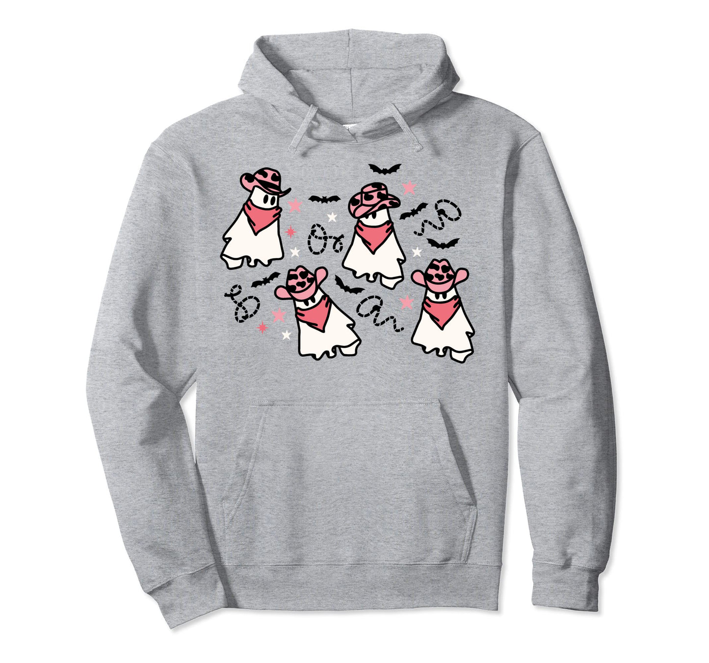 Western Cowboy Ghosts Halloween Outfit Hoodie - Novelty Apparel Unisex - T-Shirt, Sweatshirt, Hoodie