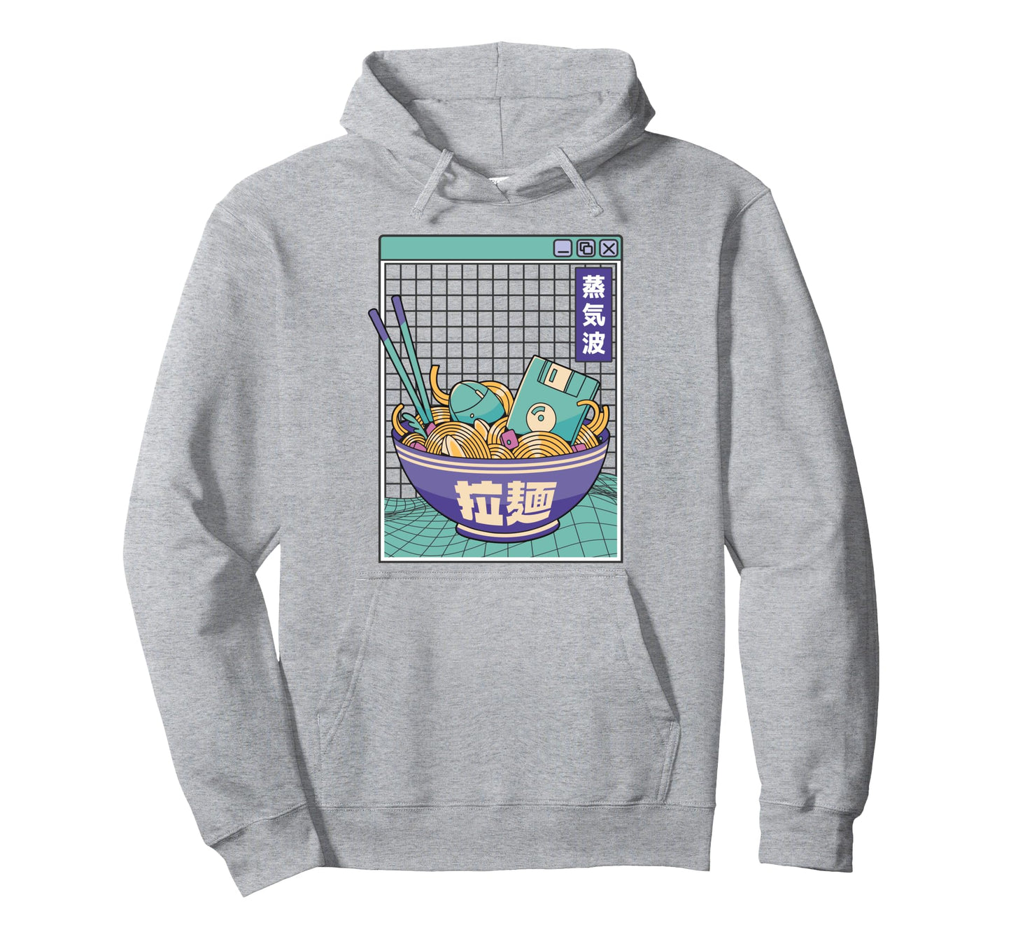 Ramen Noodles Bowl Kawaii Weirdcore Hoodie - Graphic Print Unisex - T-Shirt, Sweatshirt, Hoodie