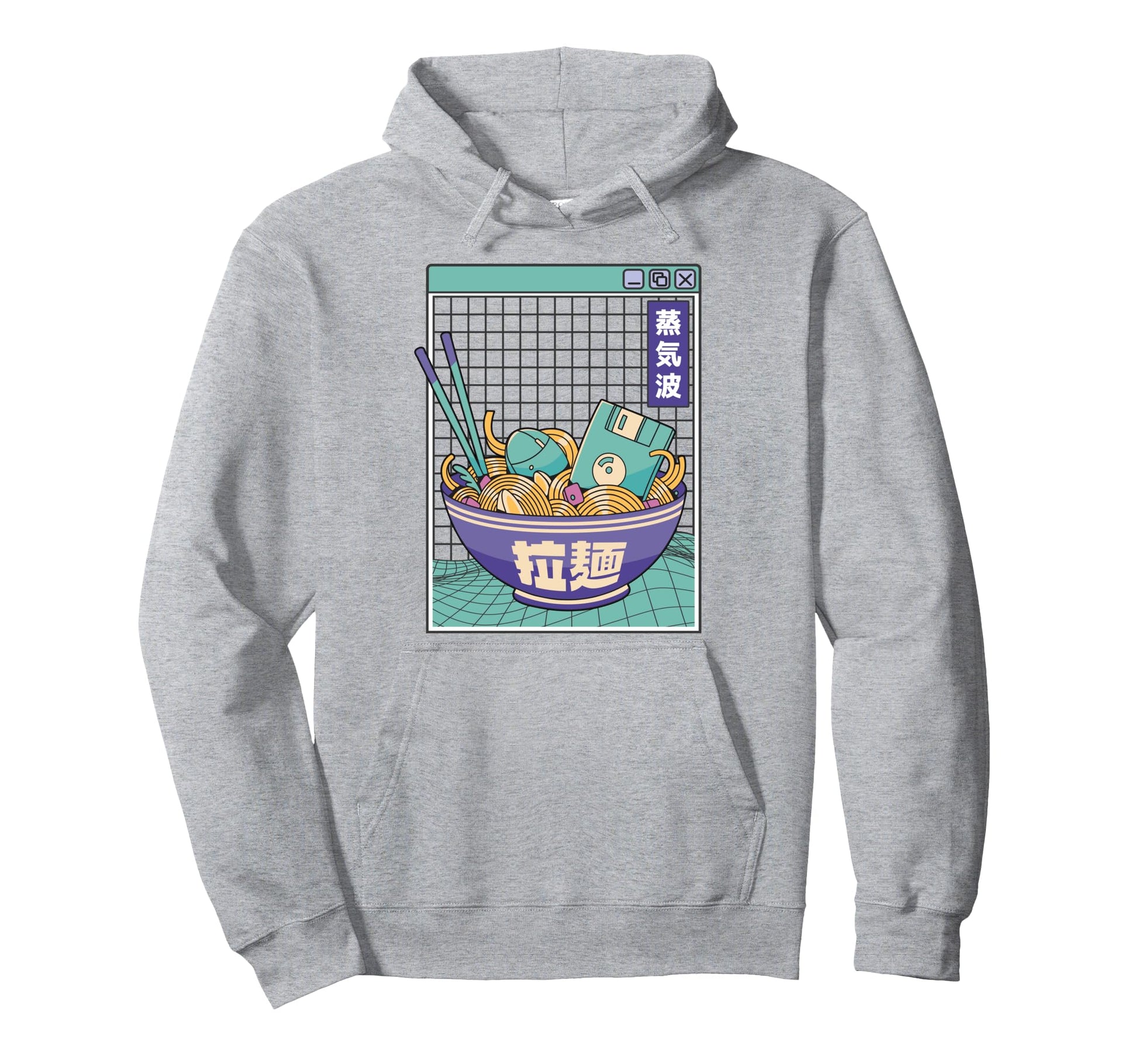 Ramen Noodles Bowl Kawaii Weirdcore Hoodie - Graphic Print Unisex - T-Shirt, Sweatshirt, Hoodie