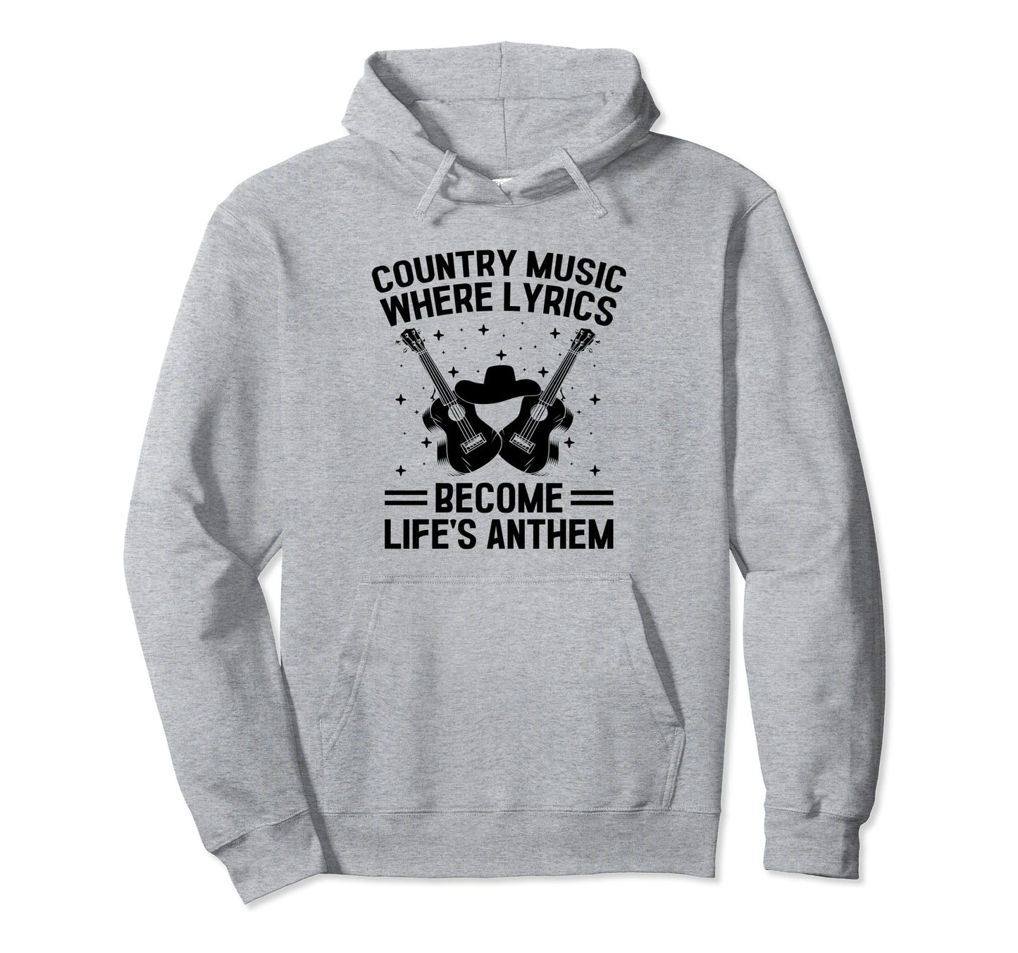 County Music Music Lover Western Hoodie - Novelty Apparel for Adults - T-Shirt, Sweatshirt, Hoodie
