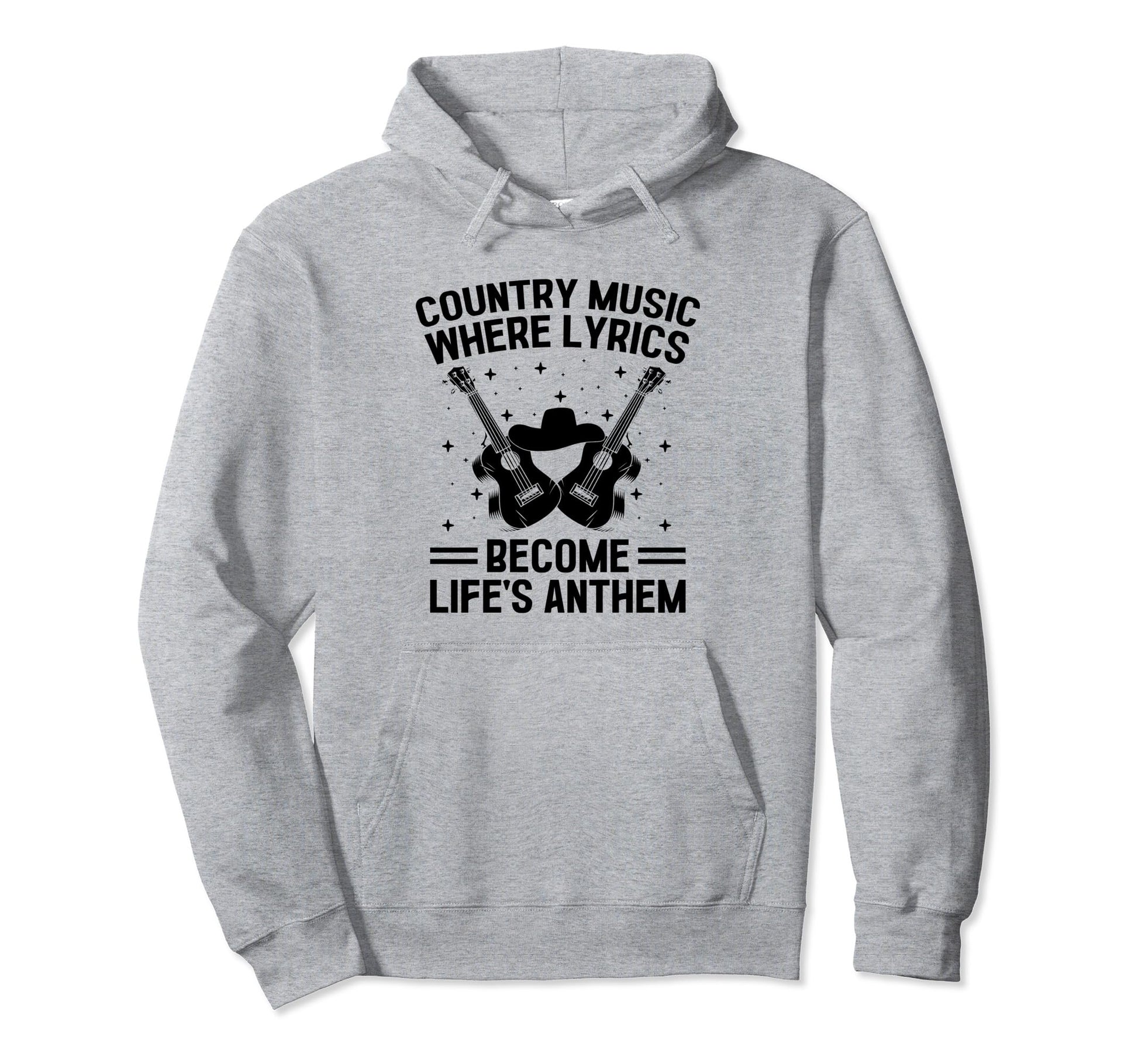 County Music Music Lover Western Hoodie - Novelty Apparel for Adults - T-Shirt, Sweatshirt, Hoodie