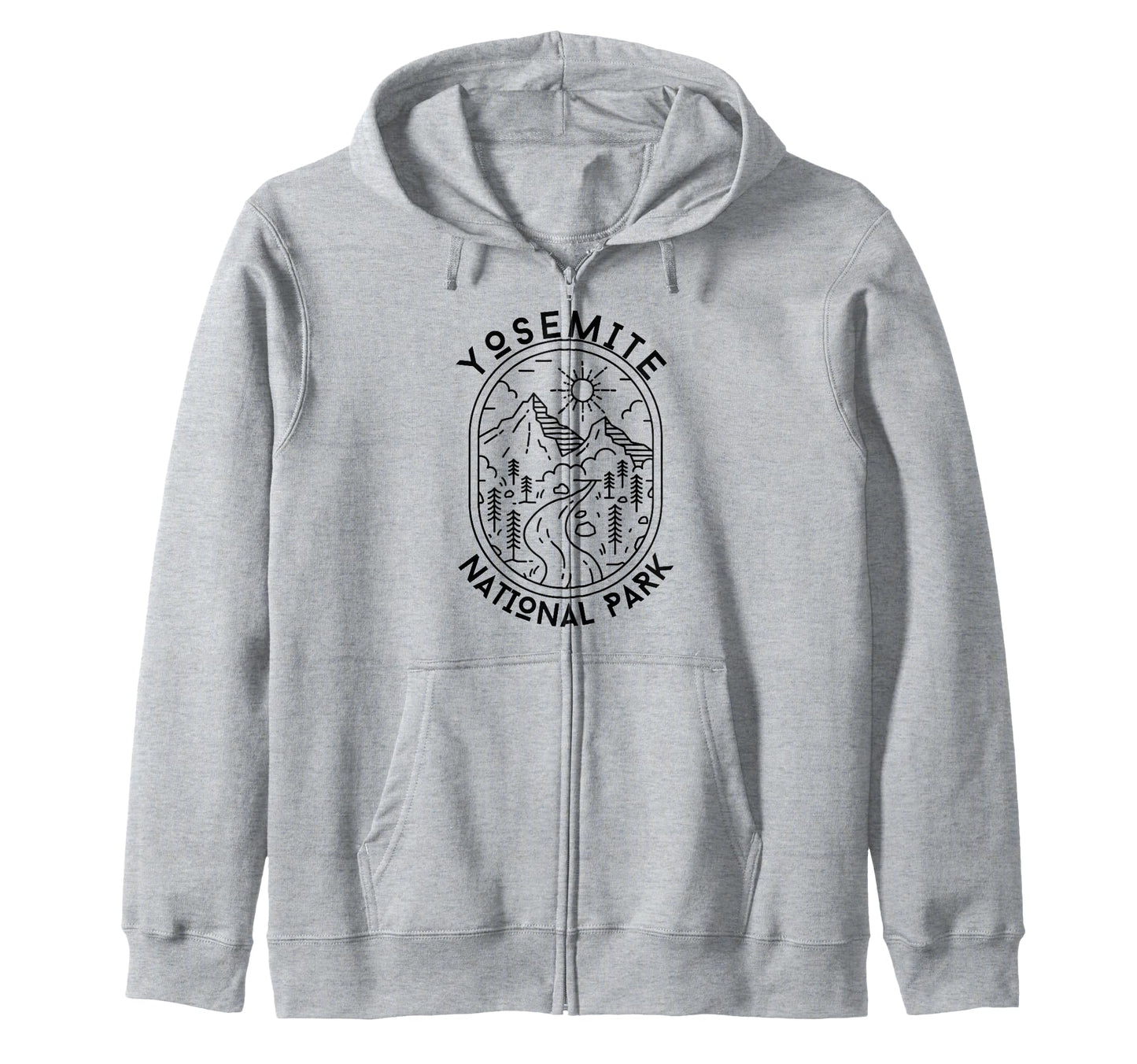 Yosemite National Park California Usa Hoodie - Novelty Apparel Men Women - T-Shirt, Sweatshirt, Hoodie
