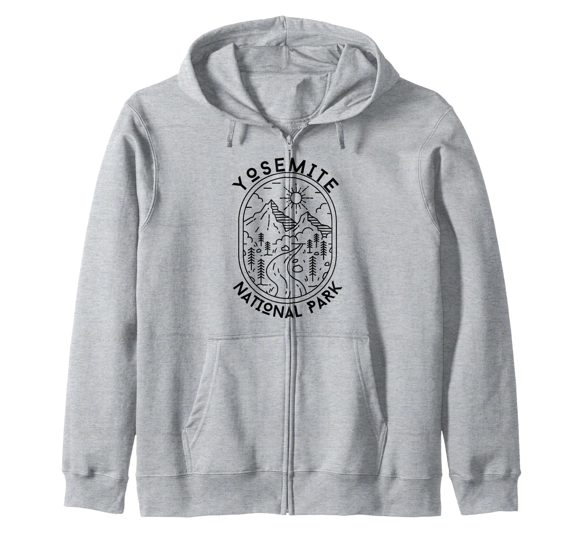 Yosemite National Park California Usa Hoodie - Novelty Apparel Men Women - T-Shirt, Sweatshirt, Hoodie