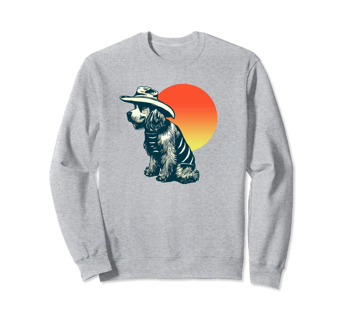 Cocker Spaniel Cowboy Funny Western Sweatshirt - Minimalist Print Unisex - T-Shirt, Sweatshirt, Hoodie
