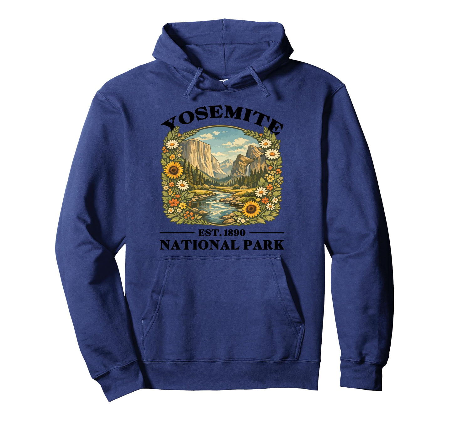 Yosemite National Park Hiking Hoodie - Trendy Graphic for Adults - T-Shirt, Sweatshirt, Hoodie