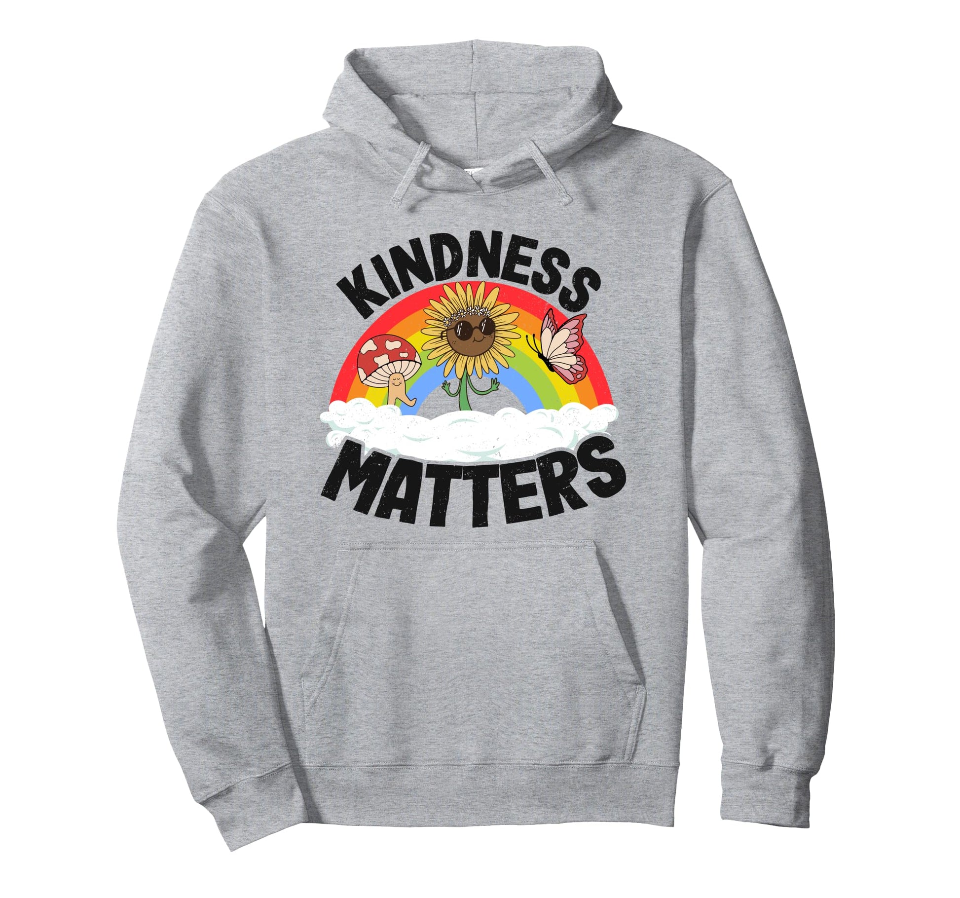 Positive Anti Bullying Rainbow Sped Hoodie - Aesthetic Graphic Men Women - T-Shirt, Sweatshirt, Hoodie