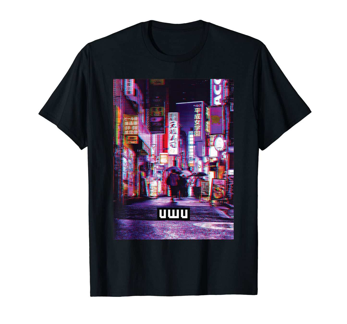 Uwu Vaporwave Aesthetic T-Shirt - Custom Art Print for Adults - T-Shirt, Sweatshirt, Hoodie