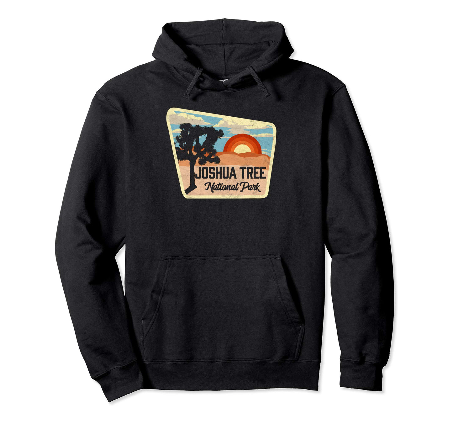 Joshua Tree Park Sign Sun Hoodie - Graphic Print Men Women - T-Shirt, Sweatshirt, Hoodie