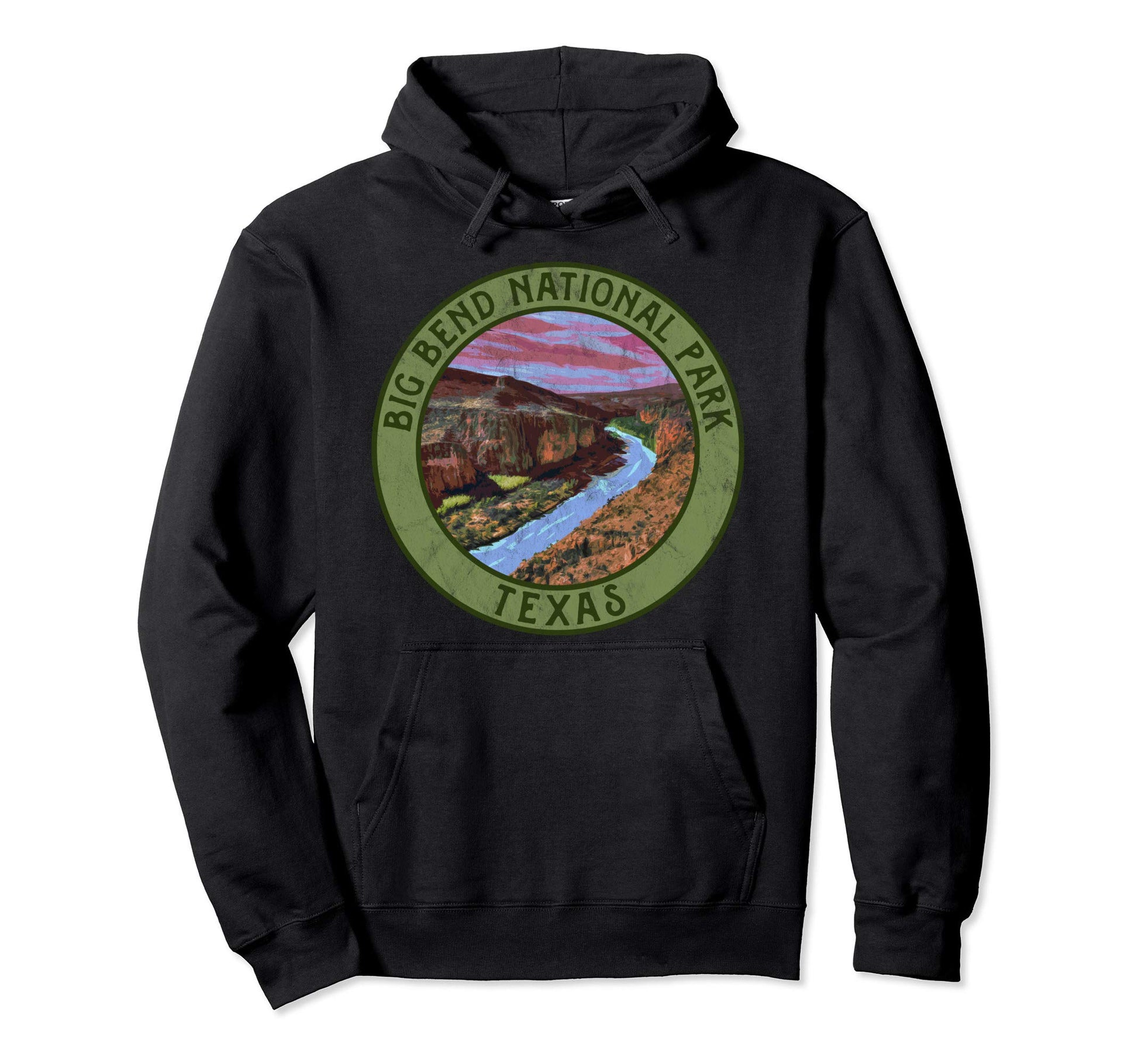 Big Bend National Park Texas Hoodie - Novelty Apparel for Adults - T-Shirt, Sweatshirt, Hoodie