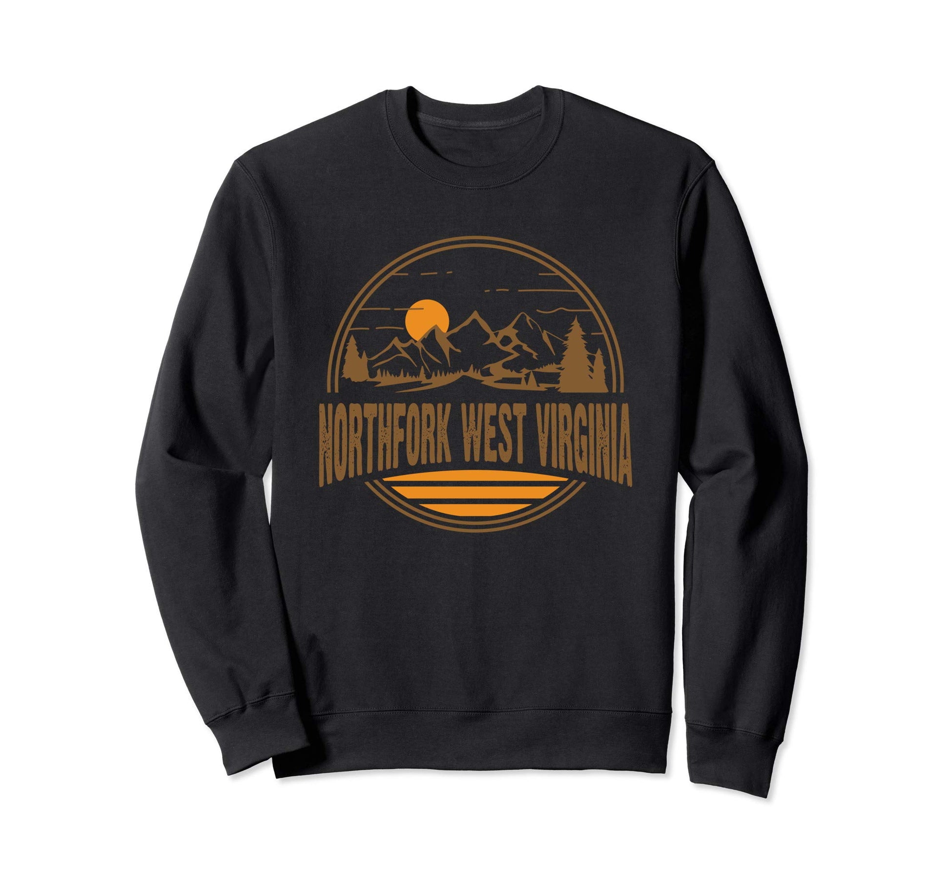 Northfork West Virginia State Gift Sweatshirt - Custom Art Print Unisex - T-Shirt, Sweatshirt, Hoodie