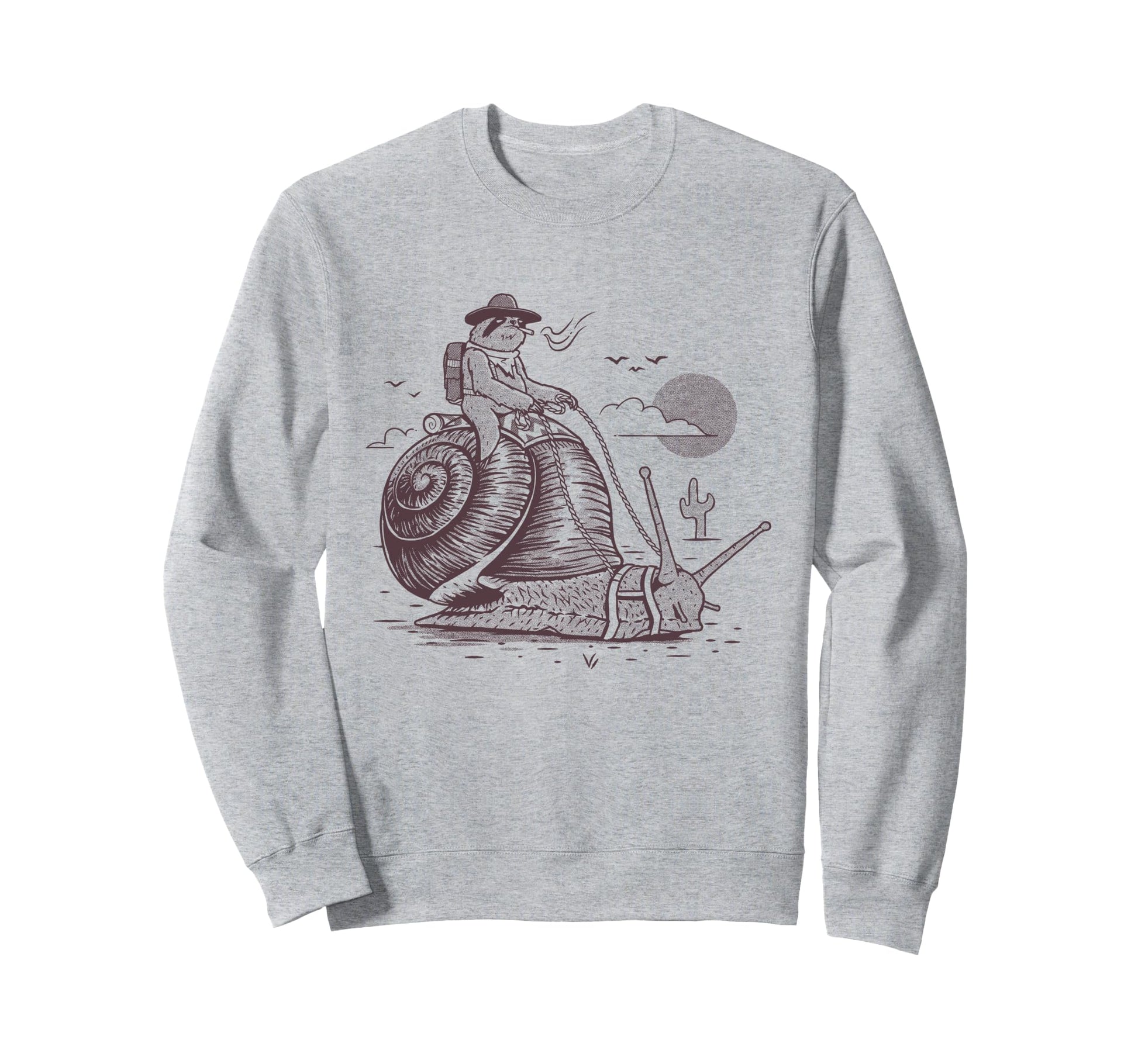 Sloth Cowboy Funny Western Lazy Sweatshirt - Aesthetic Graphic for Adults - T-Shirt, Sweatshirt, Hoodie