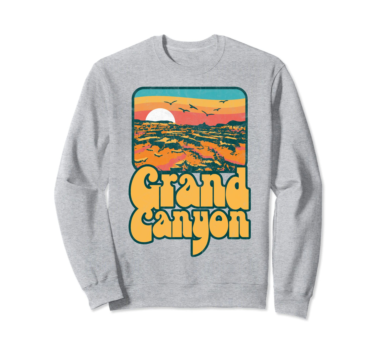 80S Grand Canyon National Park Sweatshirt - Unique Graphic for Adults - T-Shirt, Sweatshirt, Hoodie