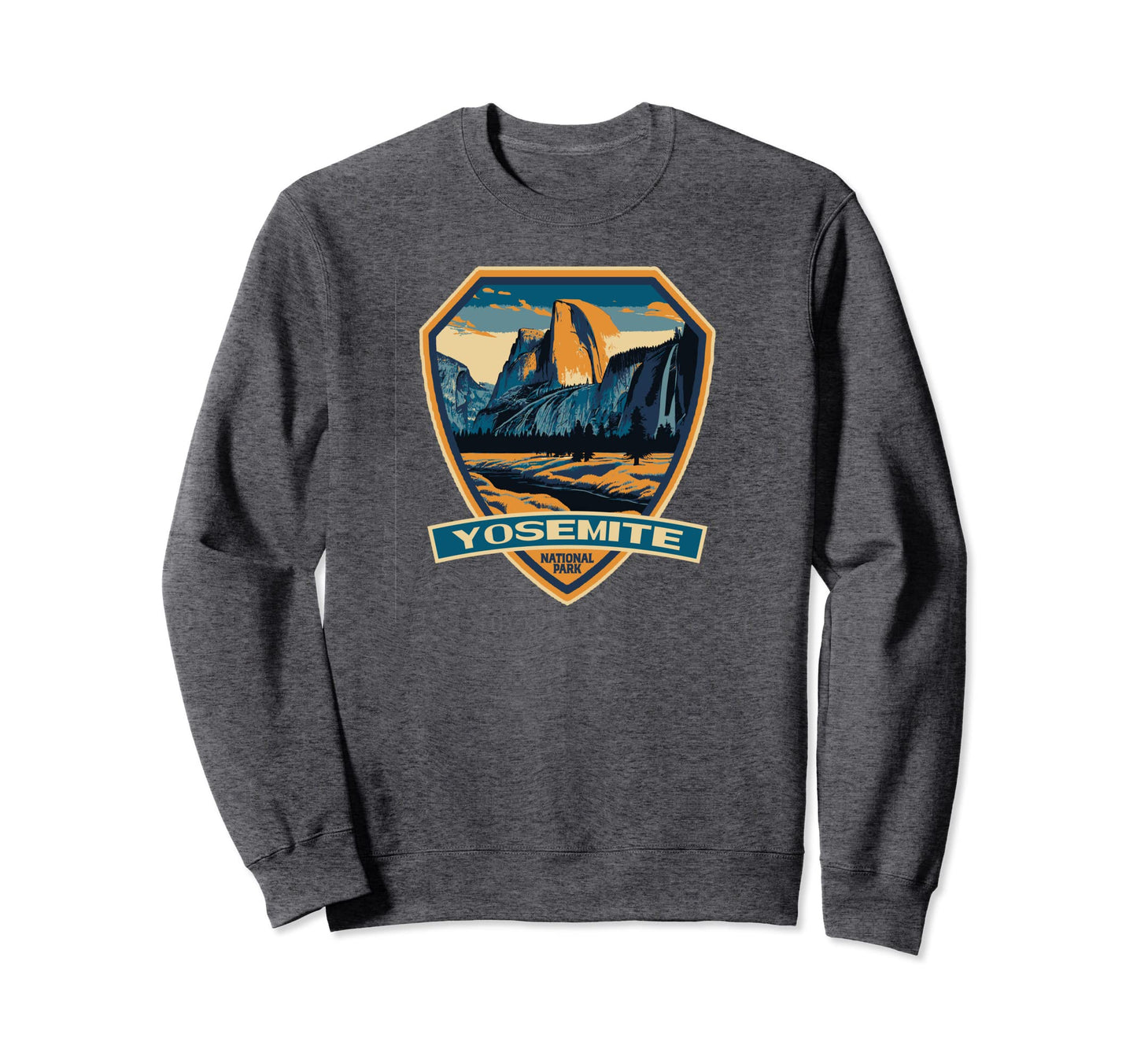 Yosemite National Park Wpa Badge Sweatshirt - Streetwear Style for Adults - T-Shirt, Sweatshirt, Hoodie