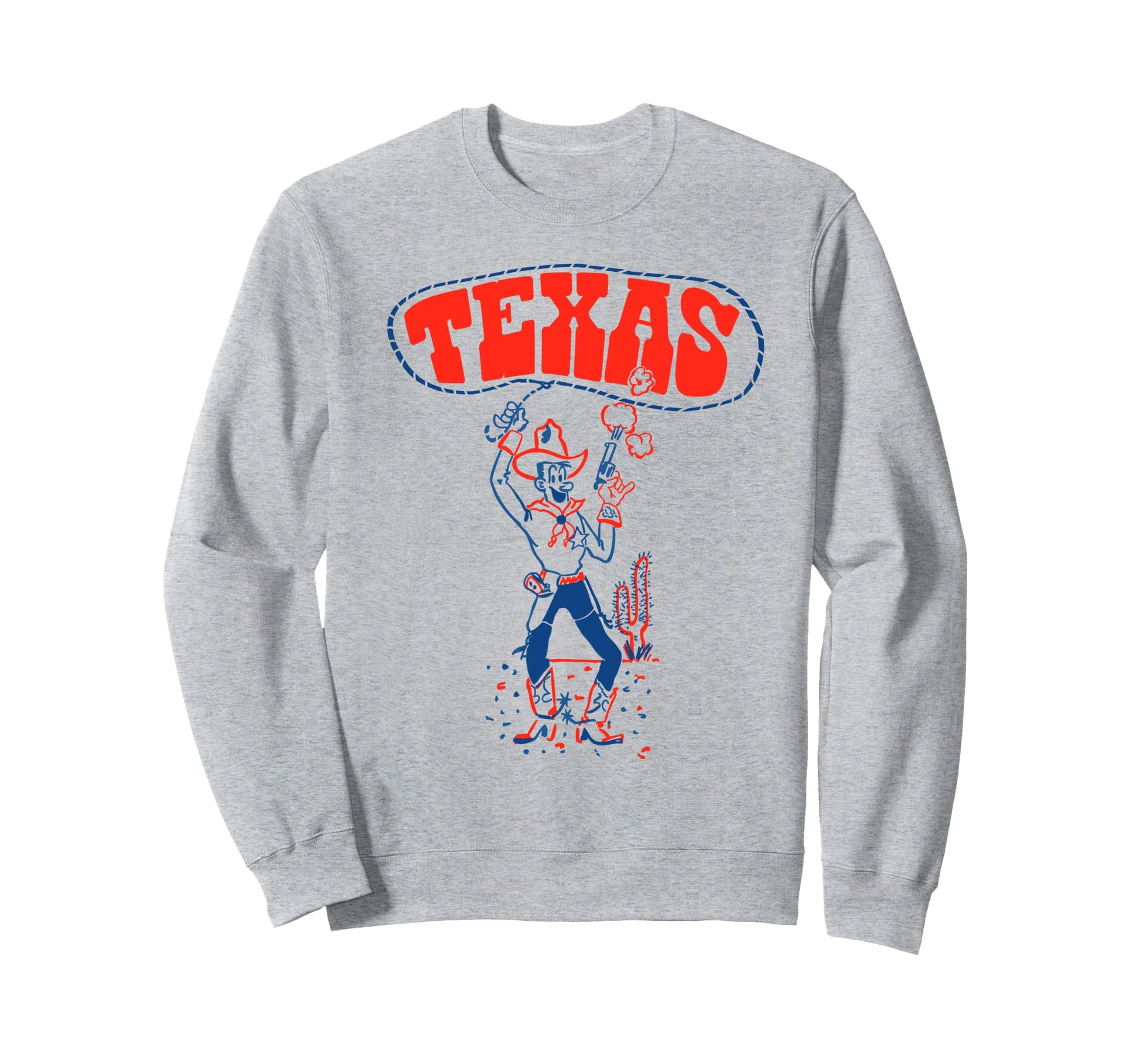 Texas Roping Cowboy Funny Western Sweatshirt - Aesthetic Graphic Unisex - T-Shirt, Sweatshirt, Hoodie