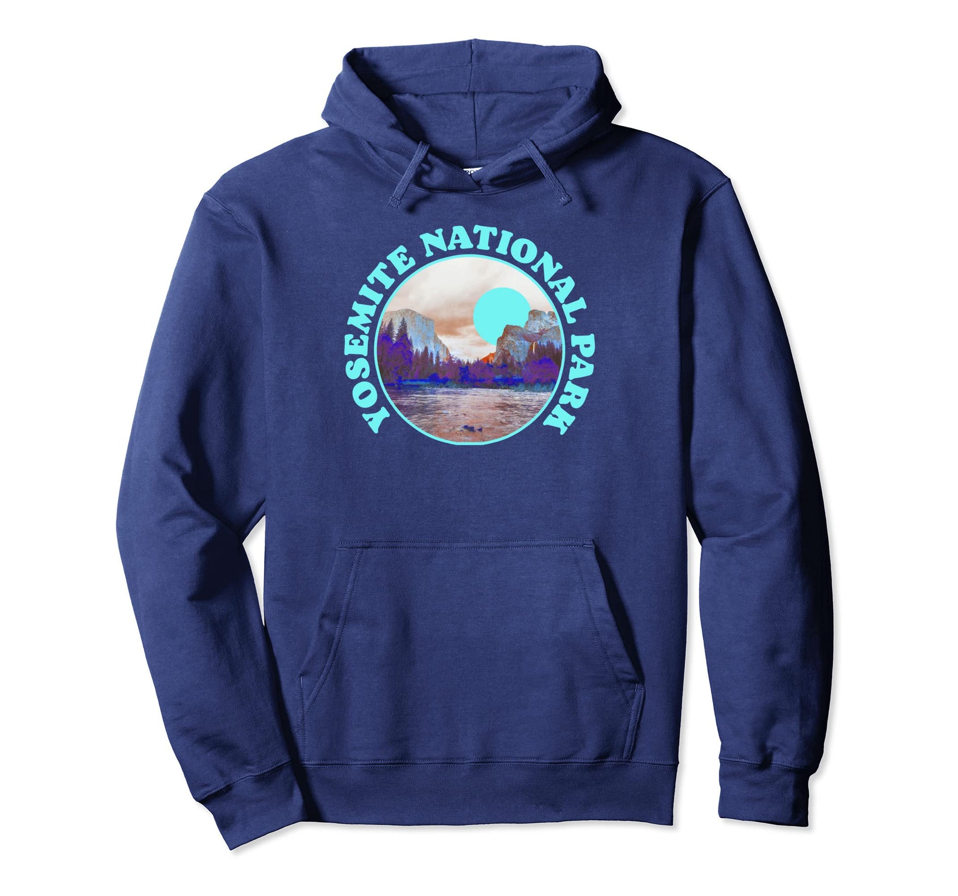 Yosemite Valley National Park Photo Hoodie - Aesthetic Graphic Unisex - T-Shirt, Sweatshirt, Hoodie
