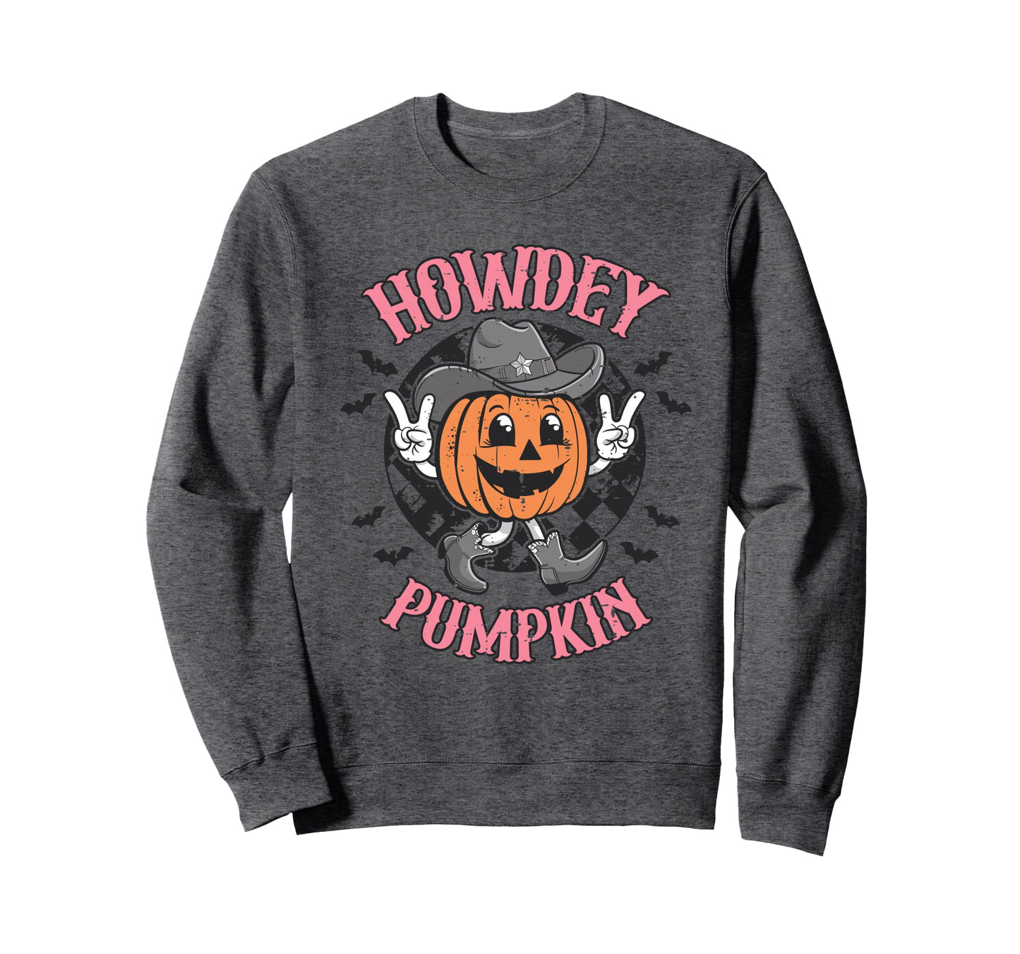 Howdy Pumpkin Autumn Western Sweatshirt - Fun Novelty Design Unisex - T-Shirt, Sweatshirt, Hoodie