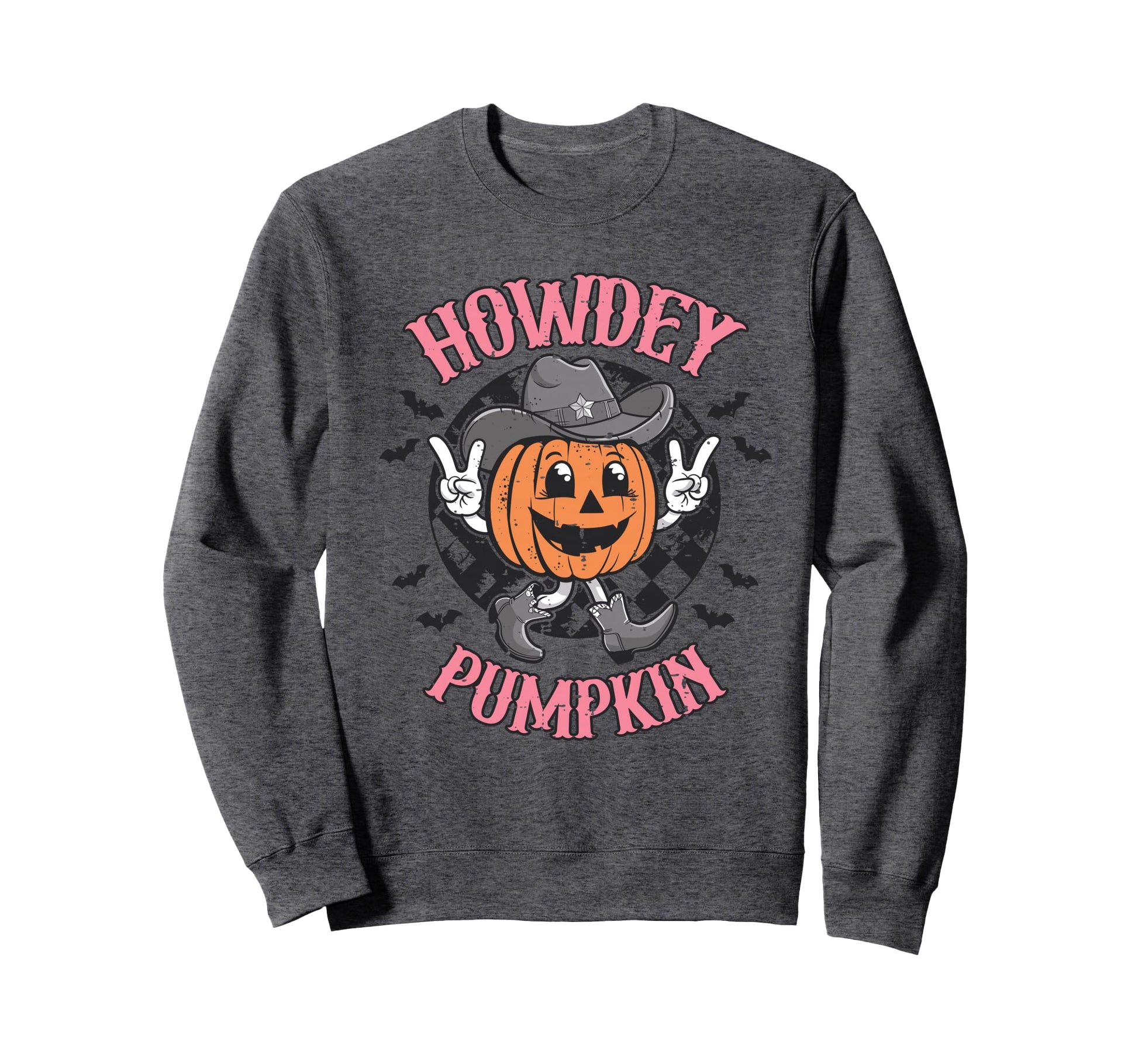 Howdy Pumpkin Autumn Western Sweatshirt - Fun Novelty Design Unisex - T-Shirt, Sweatshirt, Hoodie