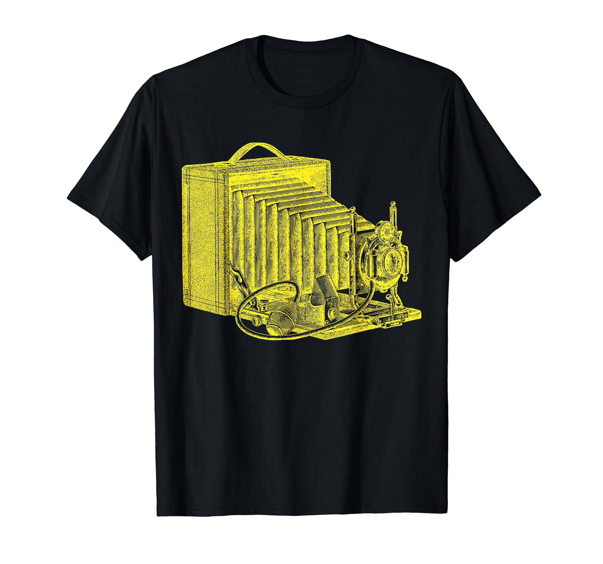 Old Time Camera Turn Century Flash T-Shirt - Minimalist Print Unisex - T-Shirt, Sweatshirt, Hoodie