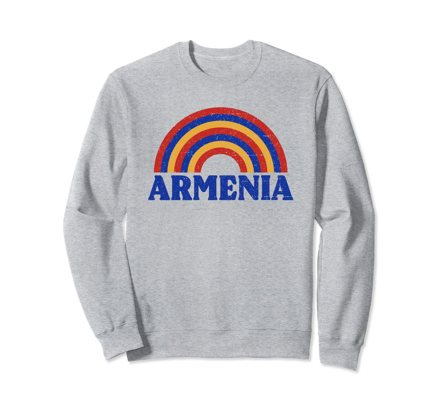 Armenia Flag Rainbow Armenian Pride Sweatshirt - Graphic Print Men Women - T-Shirt, Sweatshirt, Hoodie