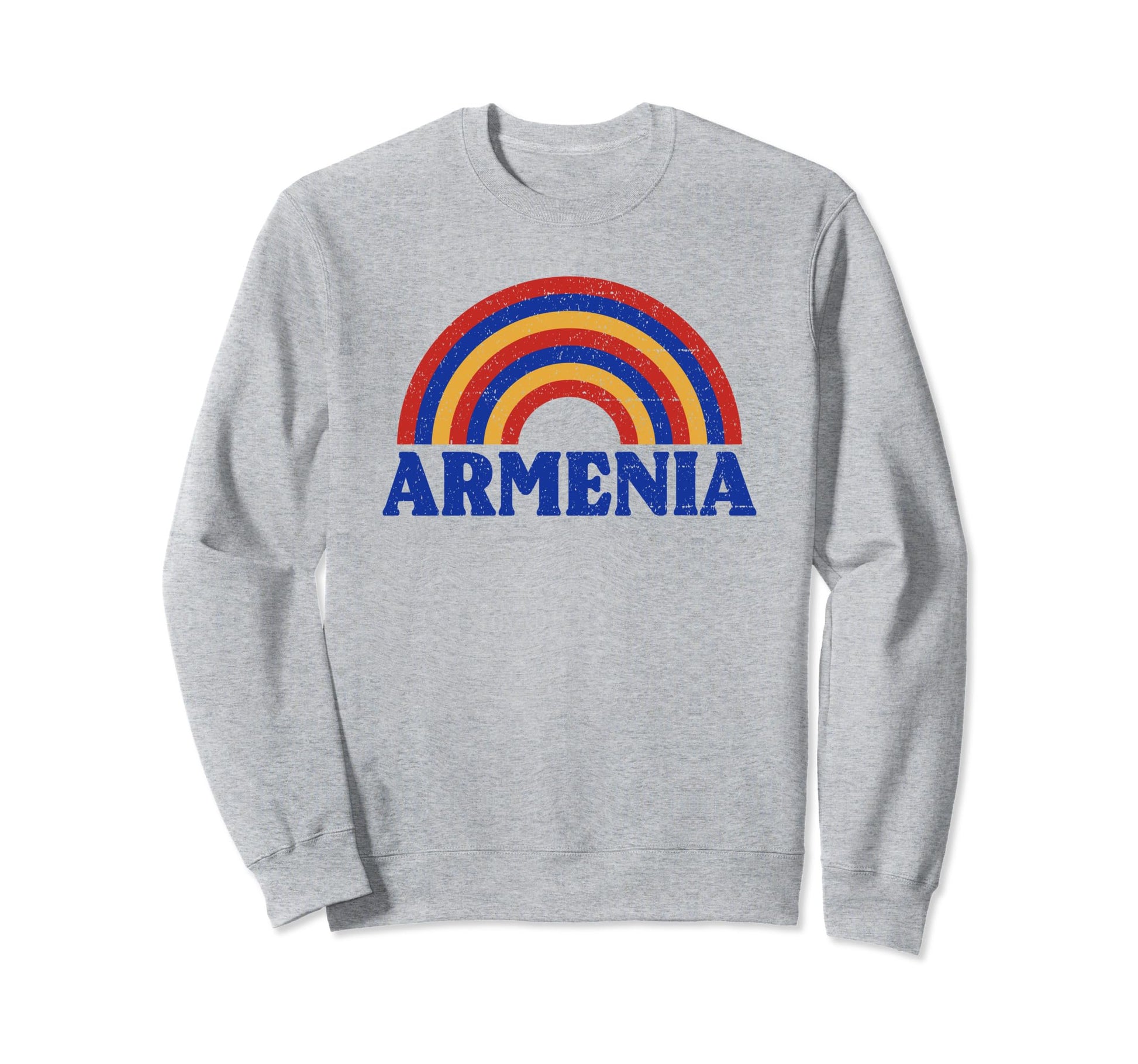 Armenia Flag Rainbow Armenian Pride Sweatshirt - Graphic Print Men Women - T-Shirt, Sweatshirt, Hoodie