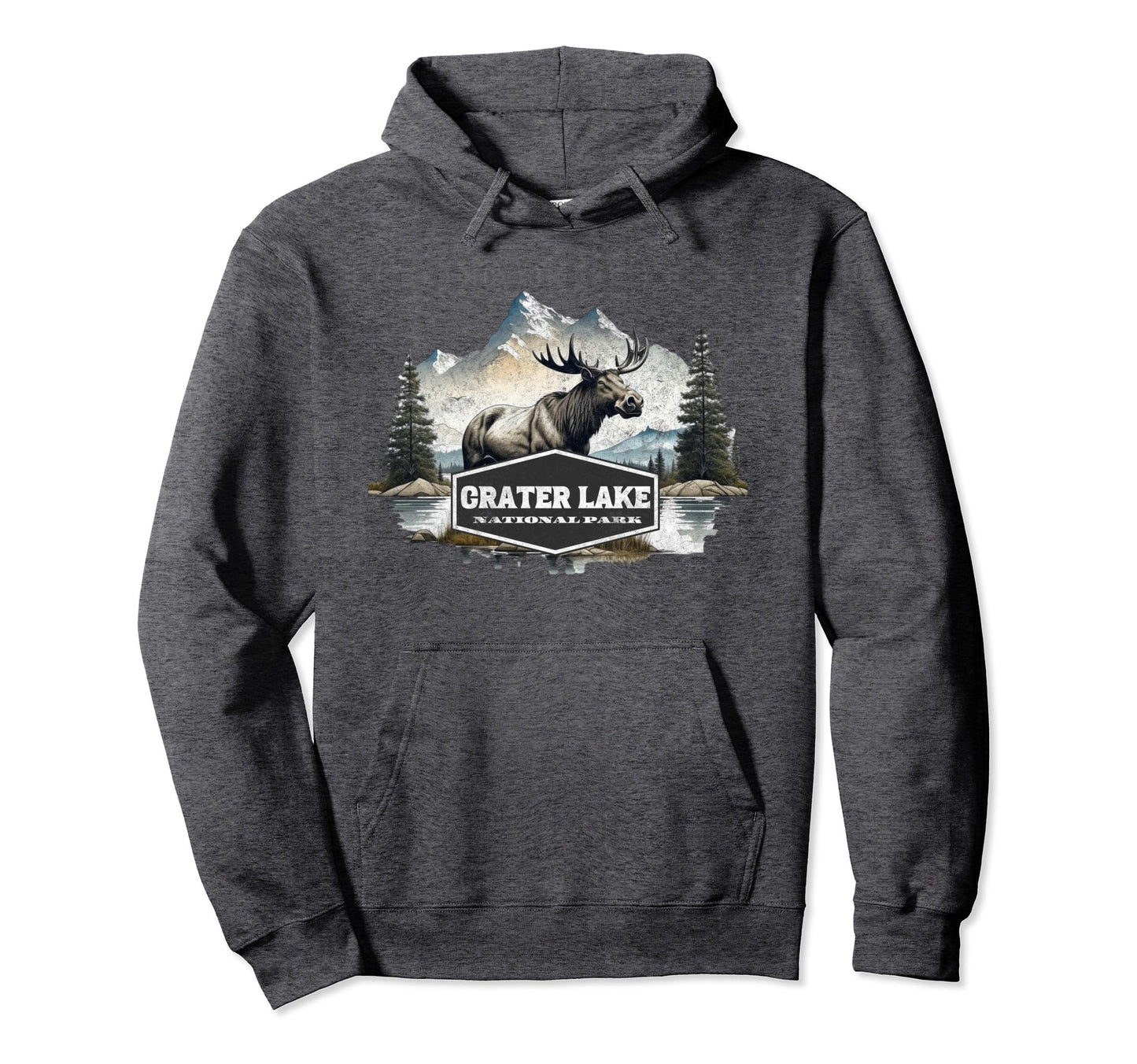 Crater Lake National Park Oregon T-Shirt - Aesthetic Graphic for Adults - T-Shirt, Sweatshirt, Hoodie