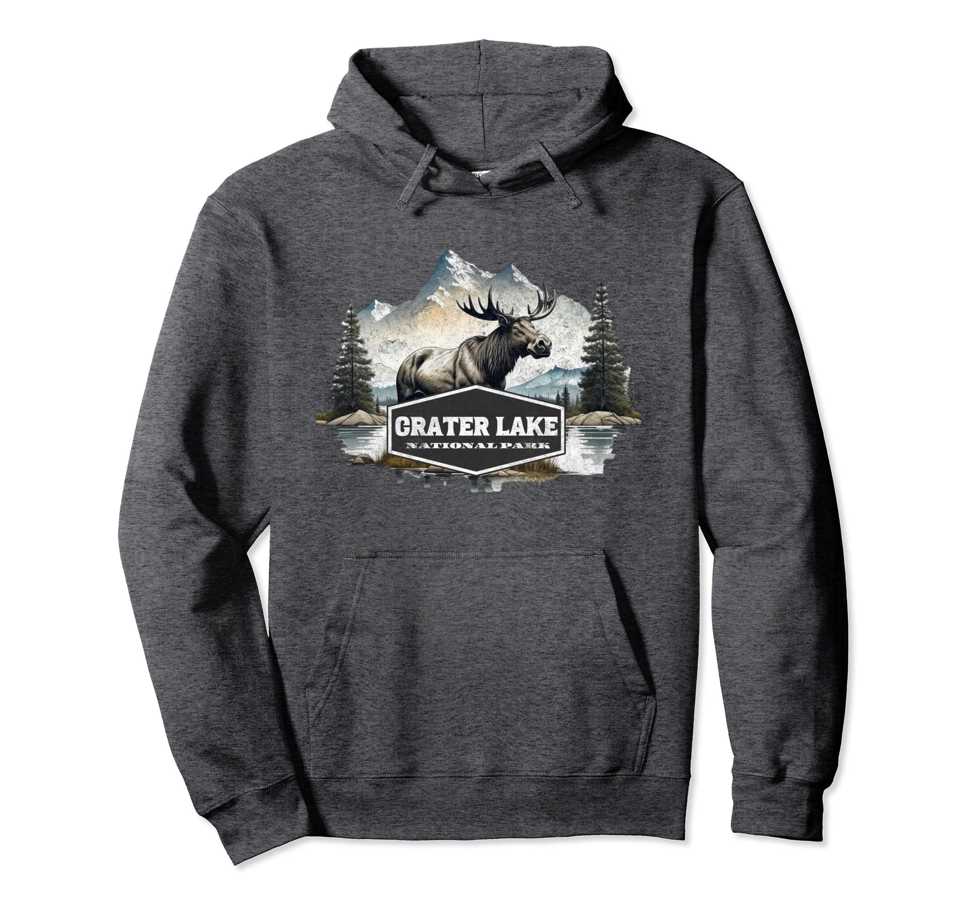 Crater Lake National Park Oregon T-Shirt - Aesthetic Graphic for Adults - T-Shirt, Sweatshirt, Hoodie
