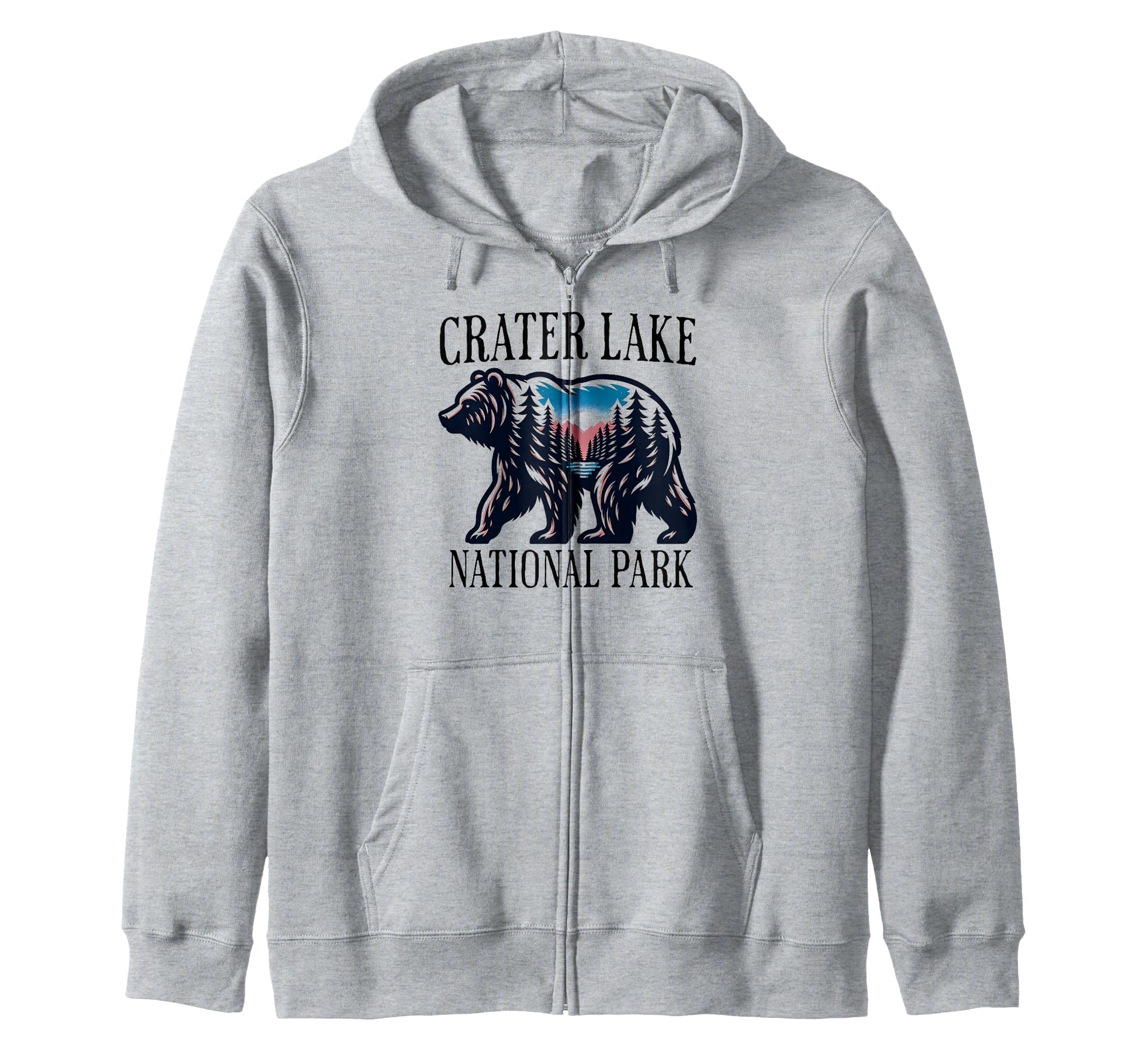 Crater Lake National Park Oregon Usa Hoodie - Casual Everyday Wear Unisex - T-Shirt, Sweatshirt, Hoodie