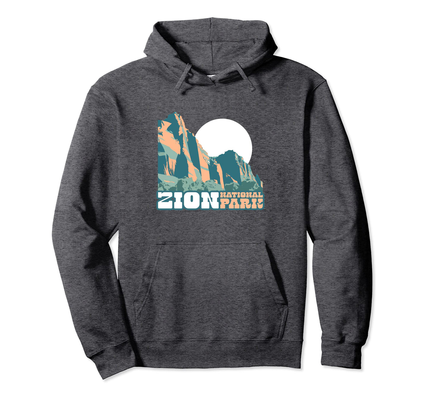 Zion National Park Wpa Utah Hoodie - Streetwear Style Unisex - T-Shirt, Sweatshirt, Hoodie