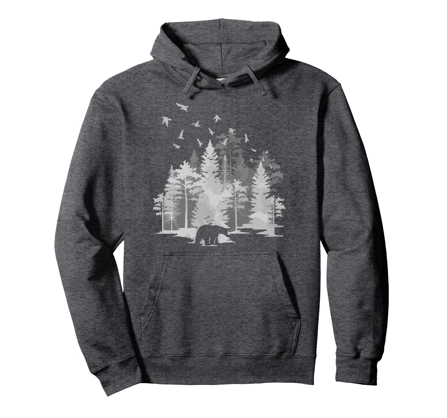 Mountains Birds Outdoors Animal Bear Nature Hoodie - Unique Graphic Unisex - T-Shirt, Sweatshirt, Hoodie