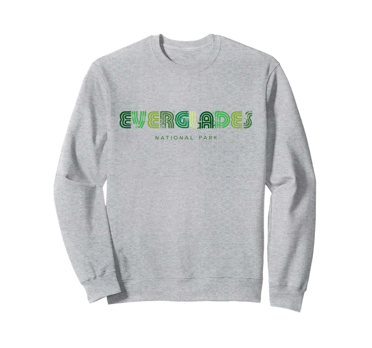 Everglades National Park 70S 80S Type Sweatshirt - Minimalist Print Unisex - T-Shirt, Sweatshirt, Hoodie