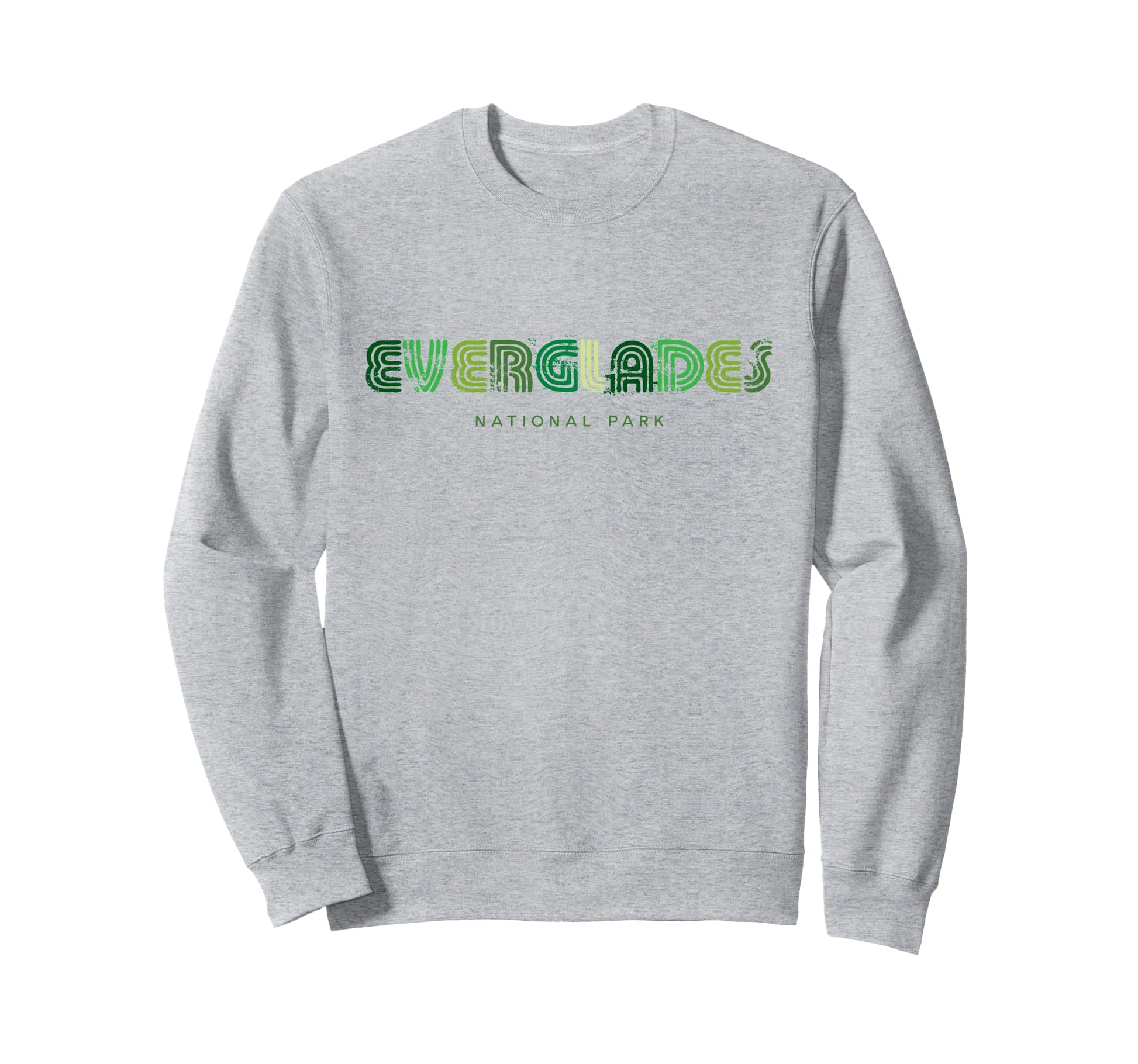 Everglades National Park 70S 80S Type Sweatshirt - Minimalist Print Unisex - T-Shirt, Sweatshirt, Hoodie
