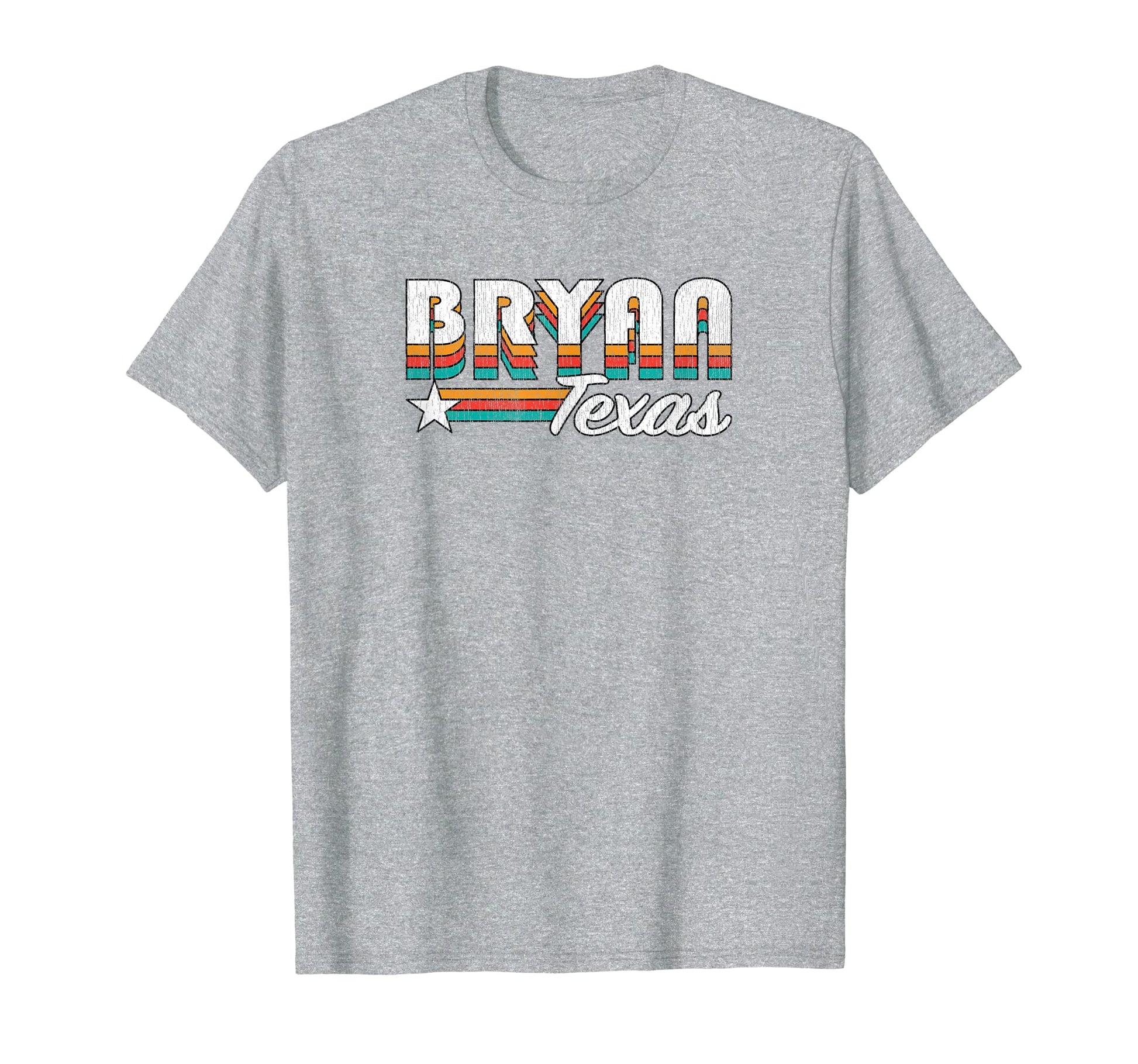 Bryan Tx Bryan Texas Rainbow T-Shirt - Trendy Graphic Unisex - T-Shirt, Sweatshirt, Hoodie