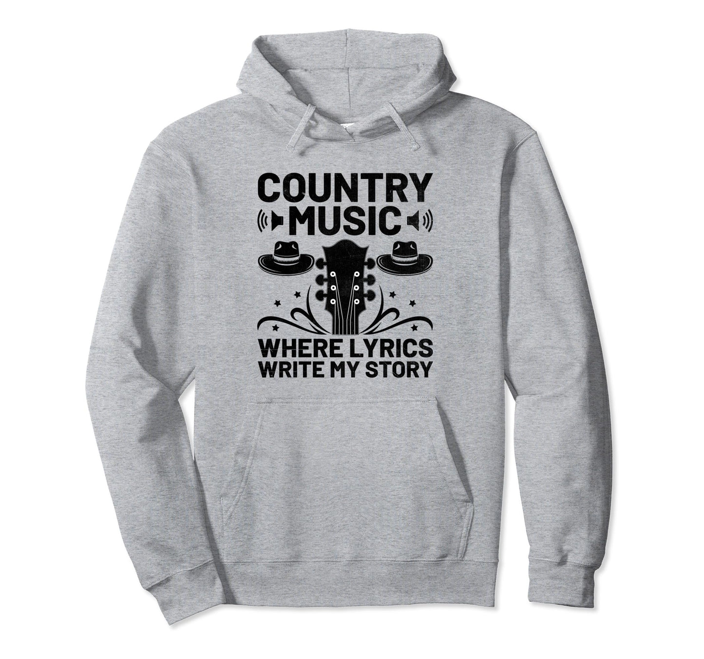 County Music Music Lover Western Country Hoodie - Graphic Print Unisex - T-Shirt, Sweatshirt, Hoodie