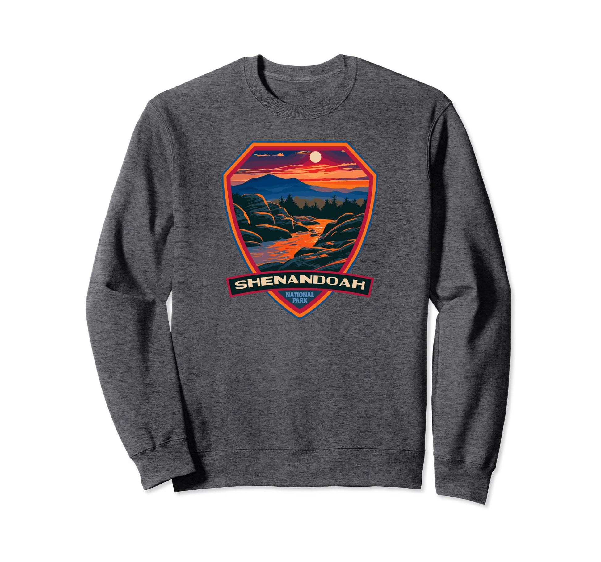 Shenandoah National Park Wpa Badge Sweatshirt - Unique Graphic Men Women - T-Shirt, Sweatshirt, Hoodie