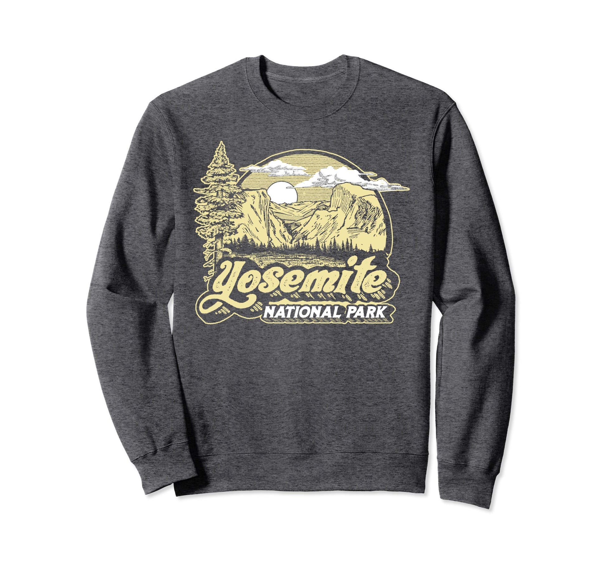 Yosemite National Park Eighties 80S Sweatshirt - Aesthetic Graphic Unisex - T-Shirt, Sweatshirt, Hoodie
