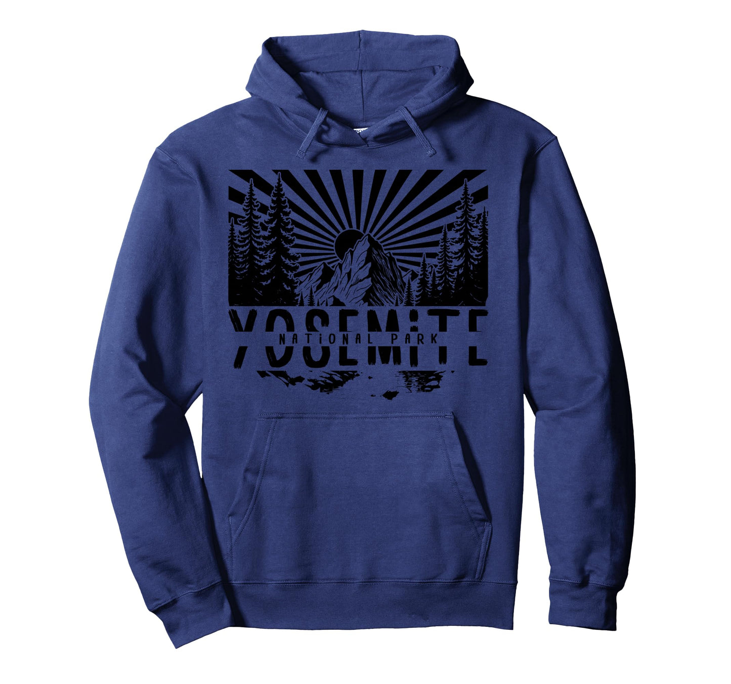 Yosemite National Park Outdoors State Hoodie - Casual Everyday Wear Unisex - T-Shirt, Sweatshirt, Hoodie