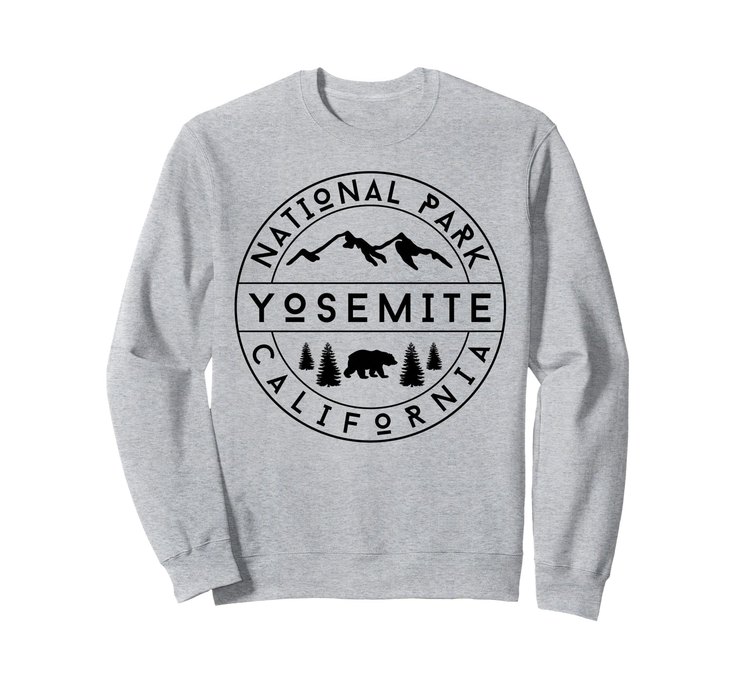 Yosemite National Park California Sweatshirt - Aesthetic Graphic Unisex - T-Shirt, Sweatshirt, Hoodie