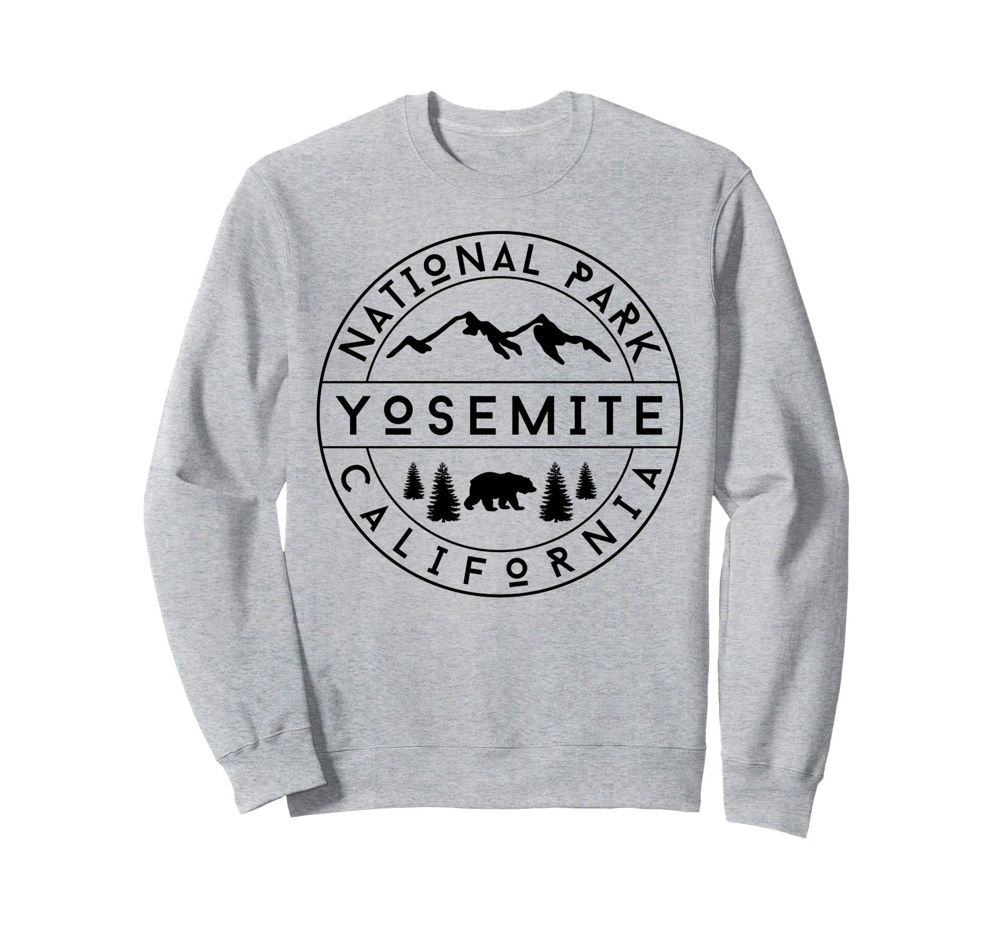 Yosemite National Park California Sweatshirt - Aesthetic Graphic Unisex - T-Shirt, Sweatshirt, Hoodie