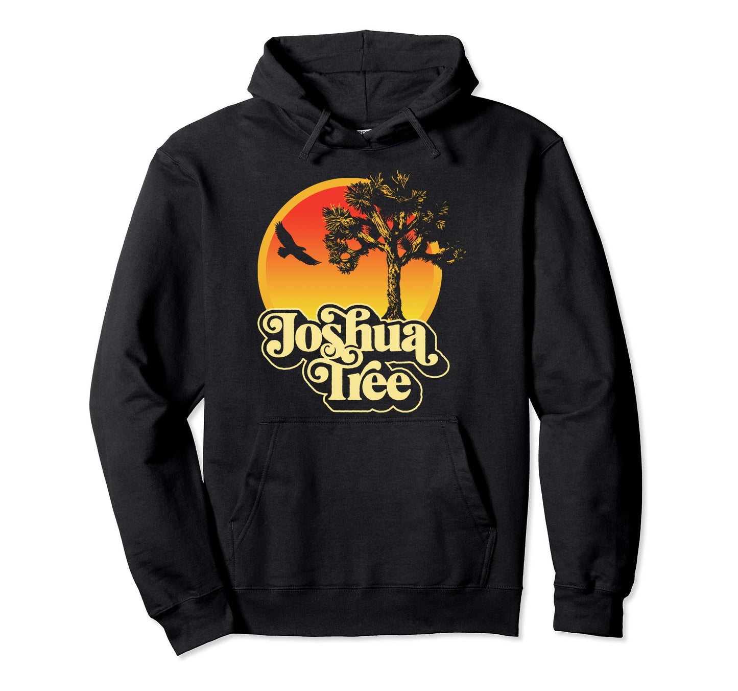 Joshua Tree National Park 80S Vibe Hoodie - Minimalist Print Unisex - T-Shirt, Sweatshirt, Hoodie