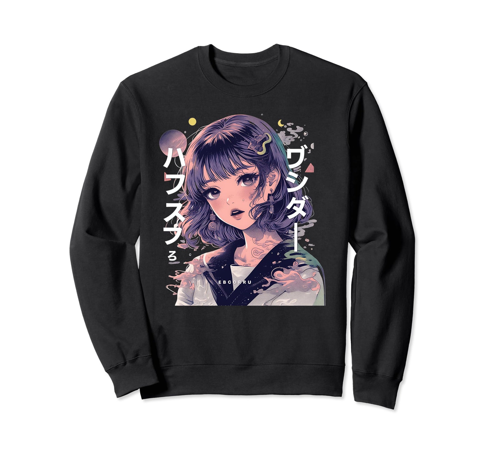 Anime Goth Grunge Demon Waifu Sweatshirt - Fun Novelty Design for Adults - T-Shirt, Sweatshirt, Hoodie