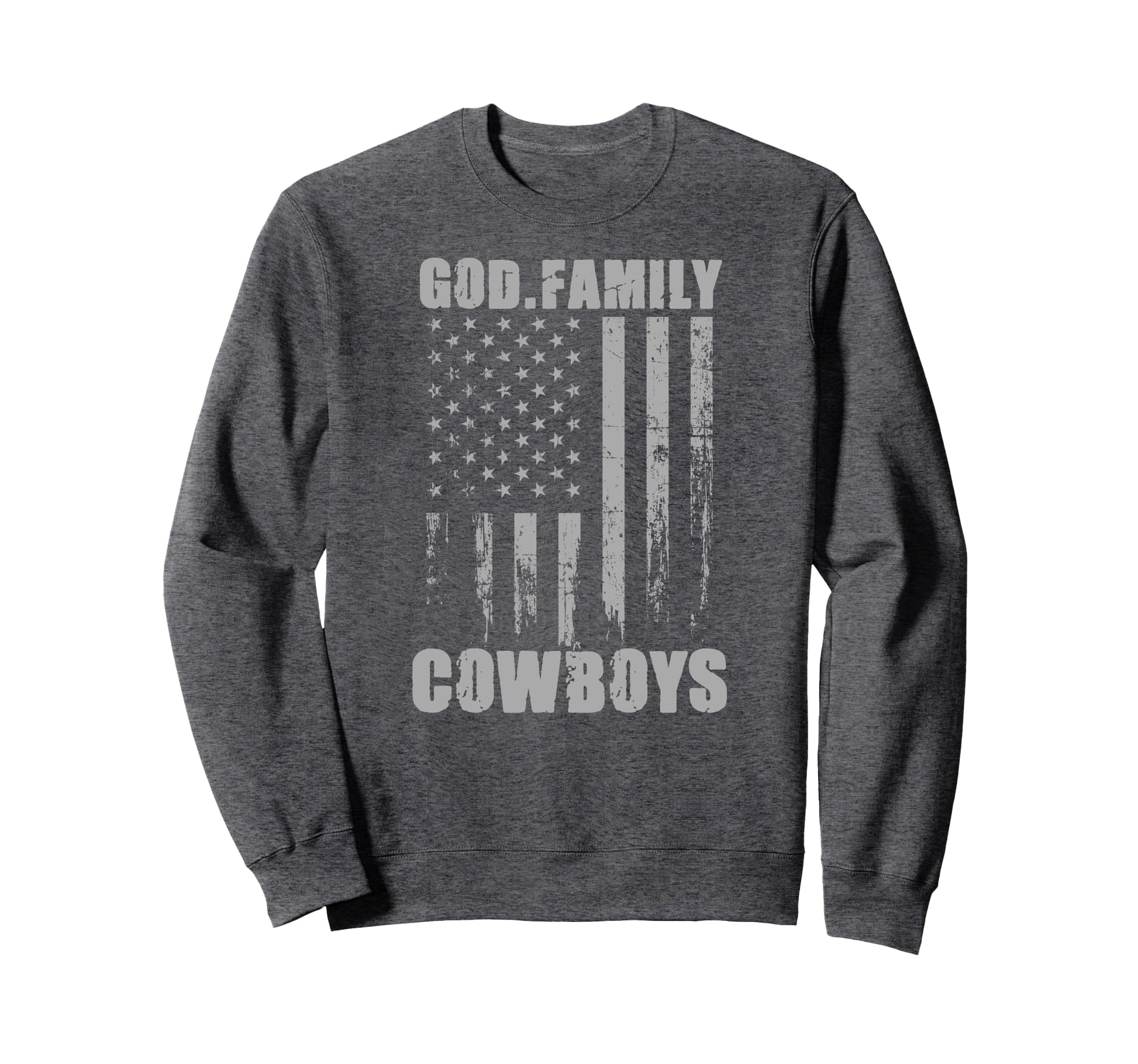 Madison County Cowboys God Family Sweatshirt - Trendy Graphic for Adults - T-Shirt, Sweatshirt, Hoodie