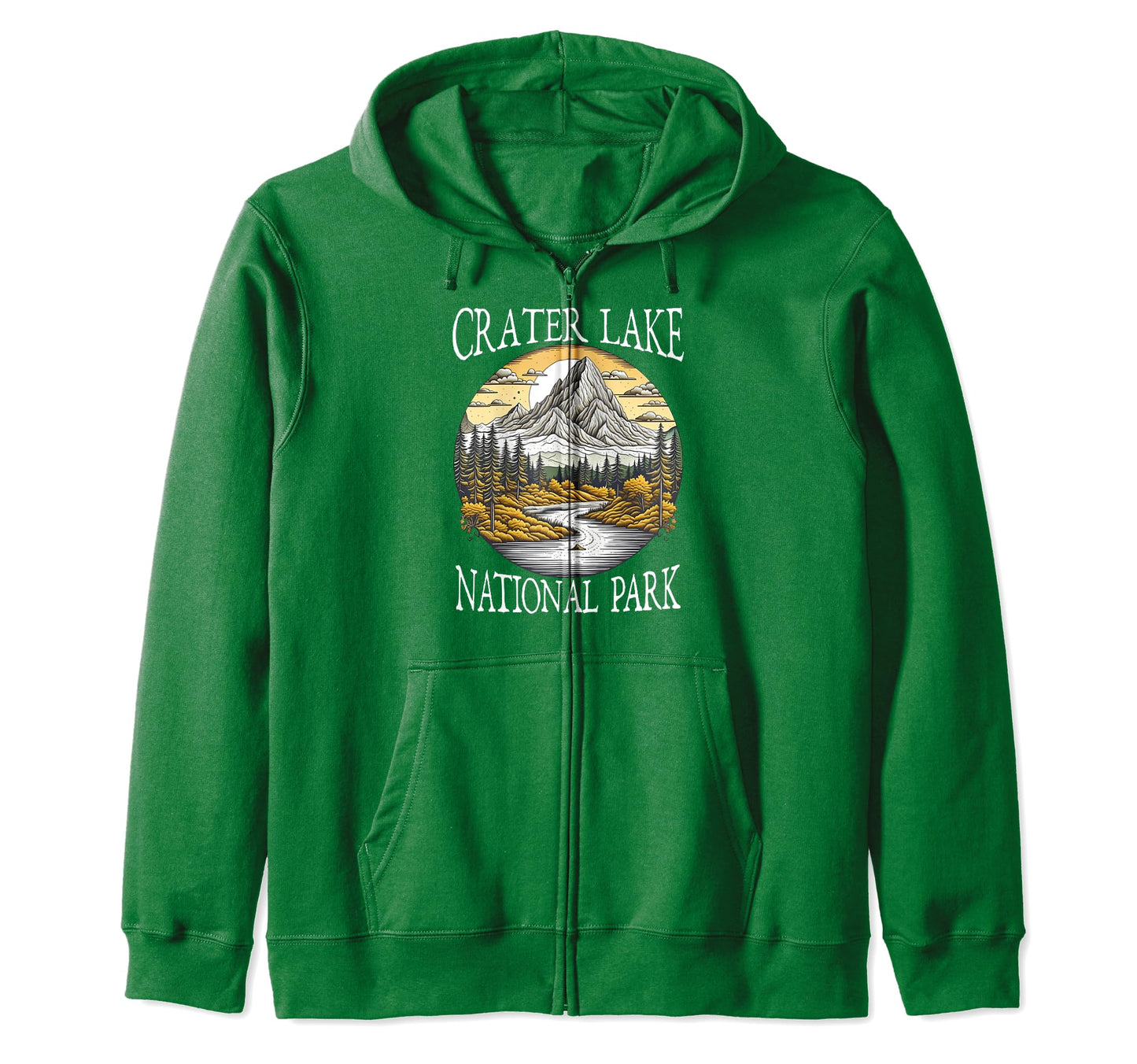 Crater Lake National Park Oregon Hoodie - Fun Novelty Design for Adults - T-Shirt, Sweatshirt, Hoodie