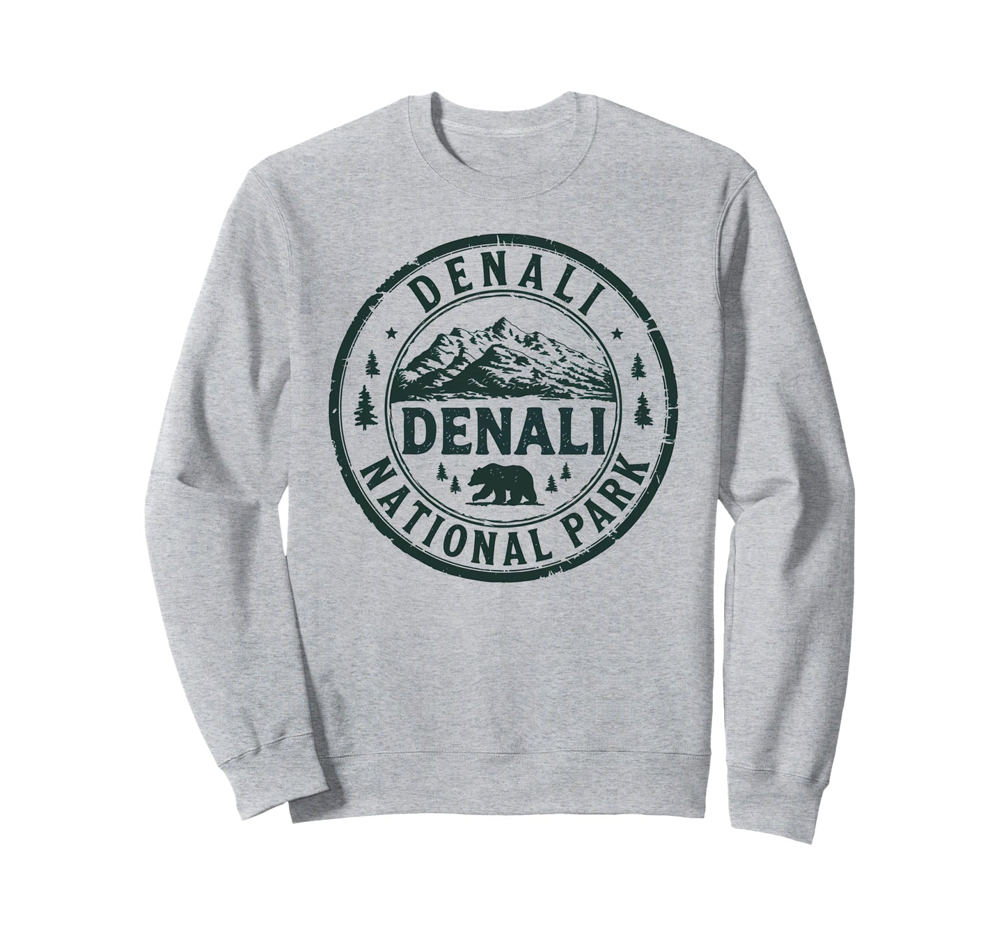Denali Est 1917 Alaska National Park Sweatshirt - Fun Novelty Design Unisex - T-Shirt, Sweatshirt, Hoodie