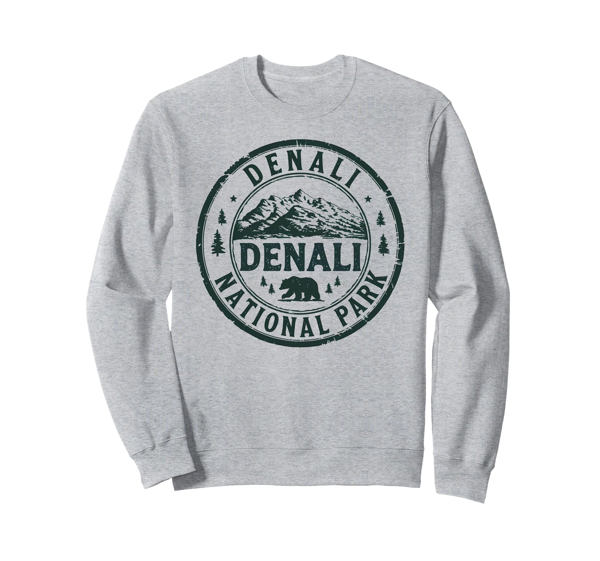 Denali Est 1917 Alaska National Park Sweatshirt - Fun Novelty Design Unisex - T-Shirt, Sweatshirt, Hoodie